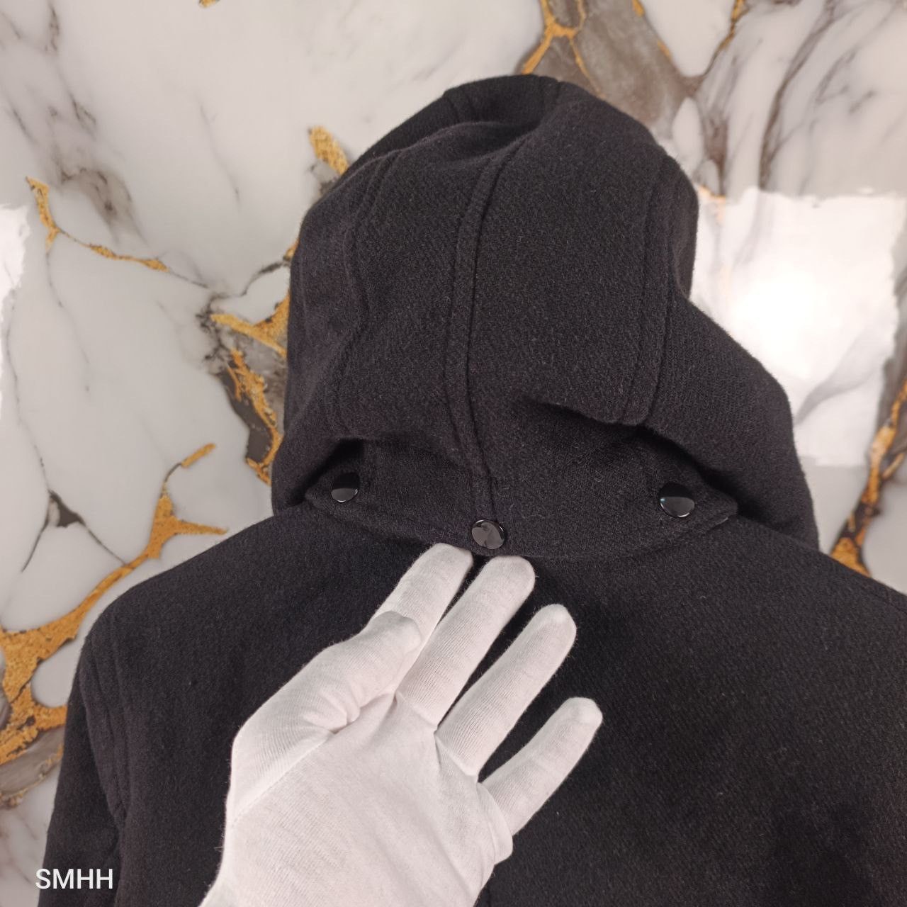 Cabane de Zucca Archive Hooded Jacket (M) Deep Navy Blue