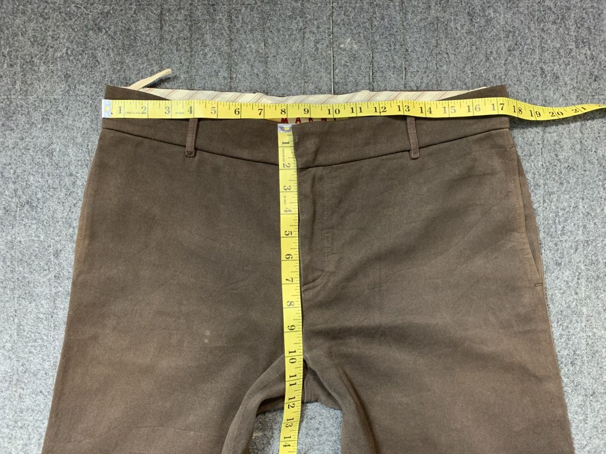 Marni Vintage 90s Marni Brown Khakis Slack Pant Size US 35 - 9 Thumbnail