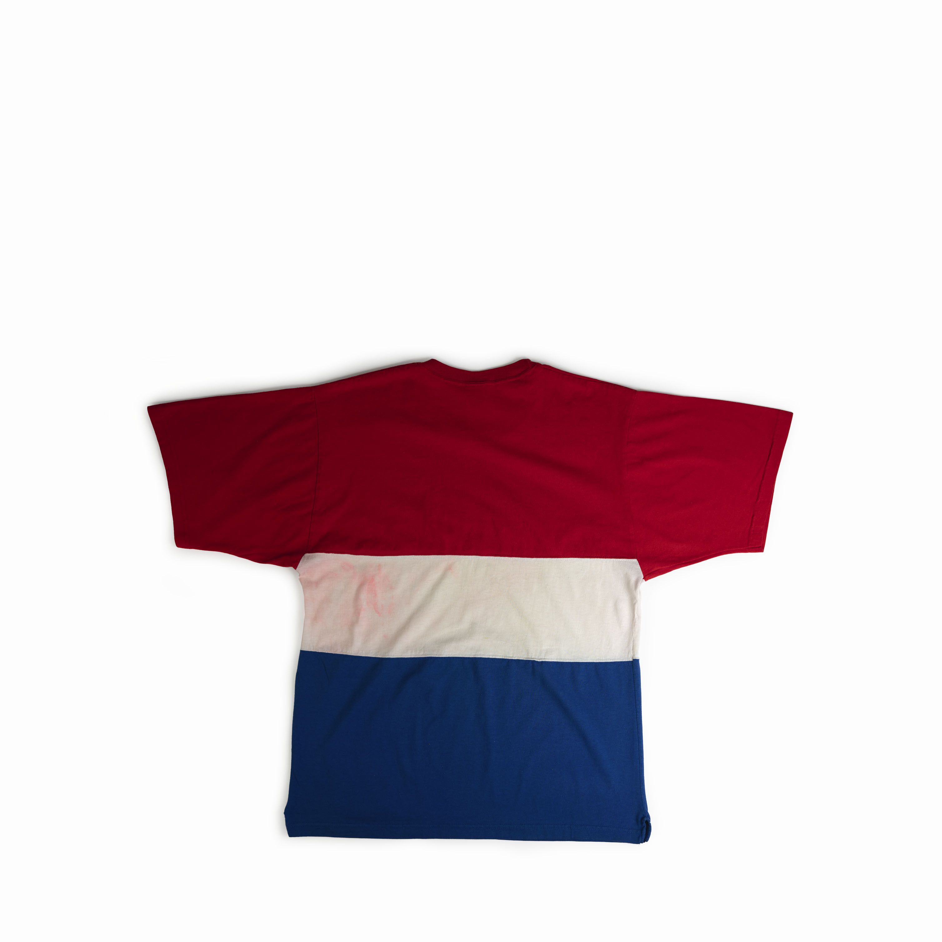 Russell Athletic Vintage 1990's Russell Red White & Blue Tee Shirt Size US M / EU 48-50 / 2 - 2 Thumbnail