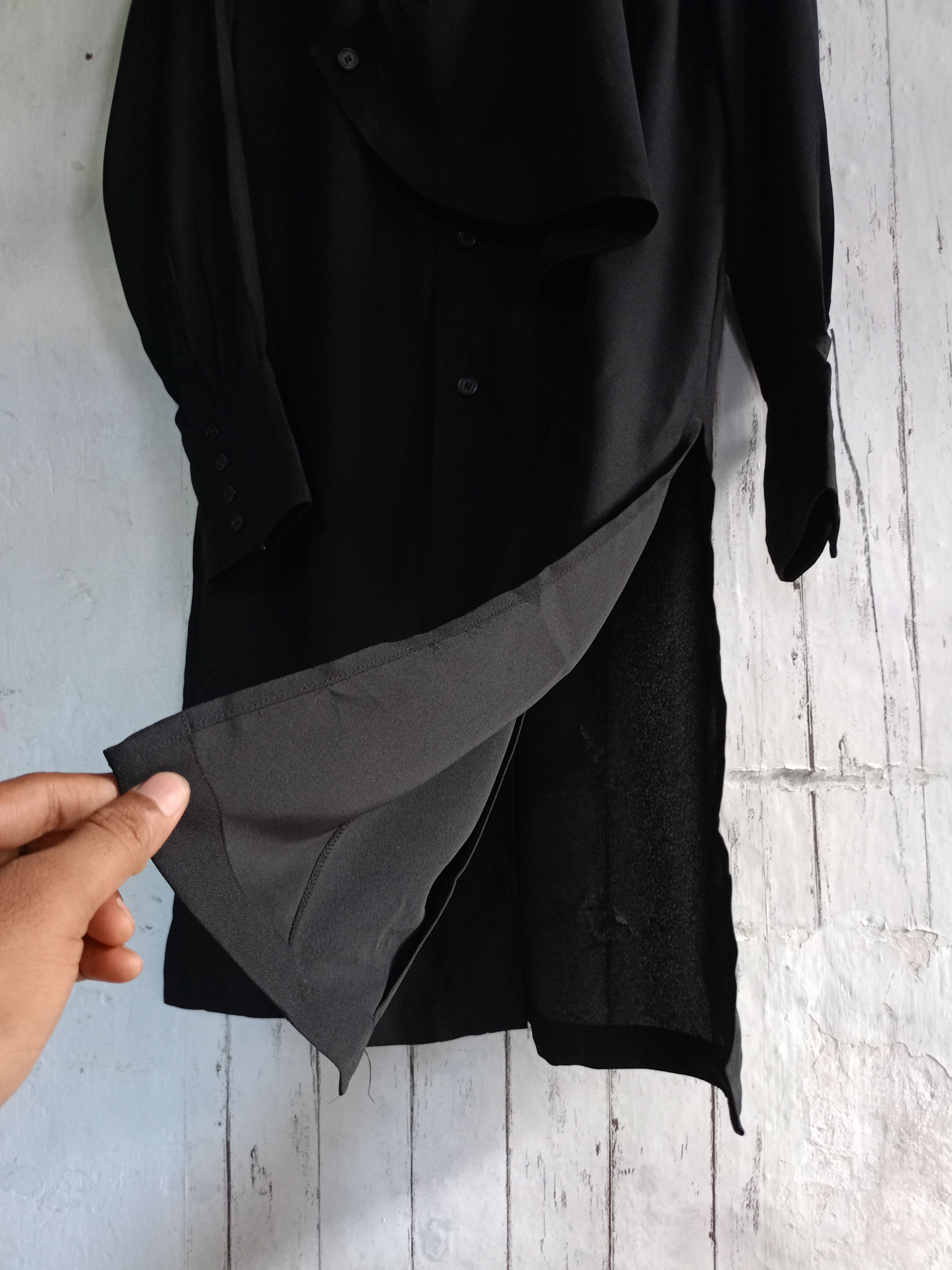 Japanese Brand 2000s Acid Jazz Men - Long shirts style Yohji Yamamoto Y's Size US M / EU 48-50 / 2 - 7 Thumbnail
