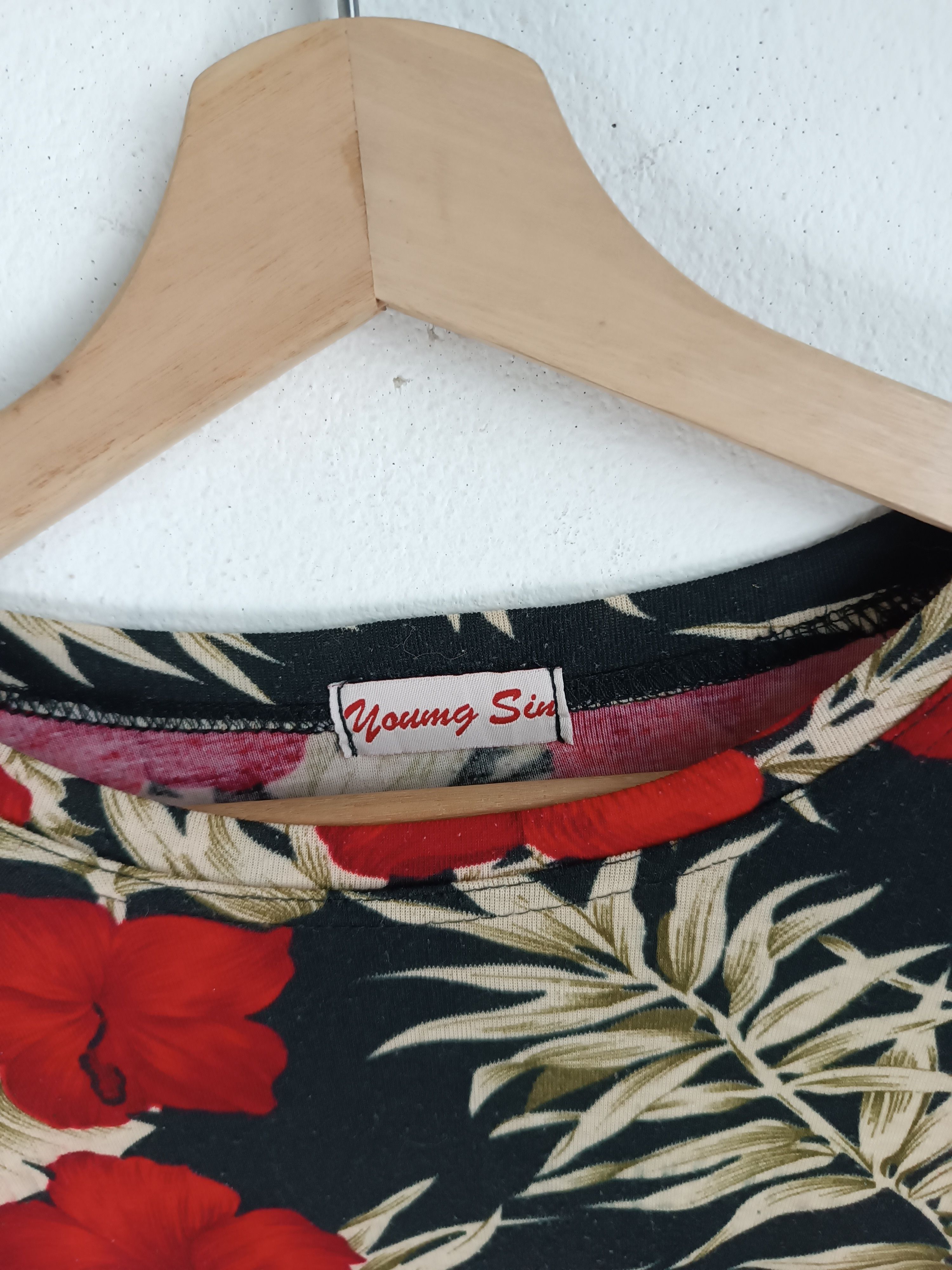 Other VINTAGE FLORAL FLOWER HIBISCUS PUNK ROCK STYLE GRUNGE Size M / US 6-8 / IT 42-44 - 8 Thumbnail