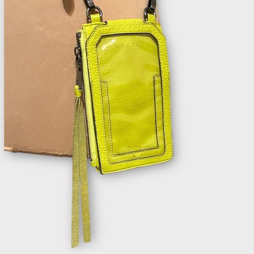 Other Aimee Kestenberg Leather Phone Crossbody Bag Neon Yellow Tr Size ONE SIZE - 5 Thumbnail