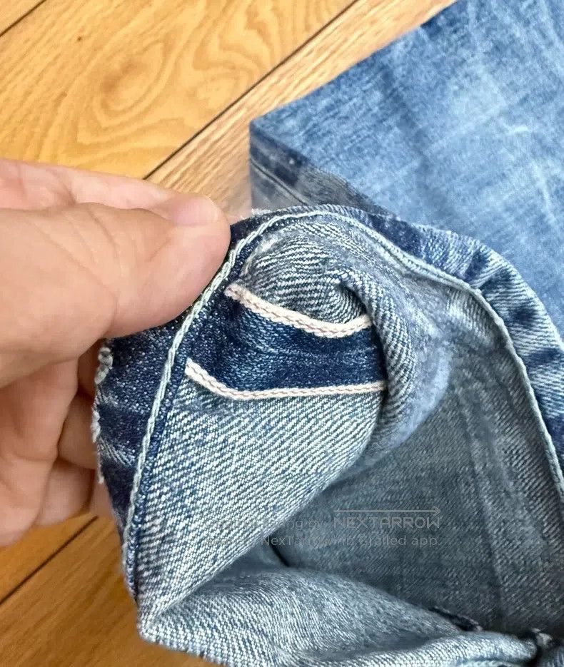 Neighborhood Neighborhood size M Cut Patch Bull King Denim Jeans Size US 27 - 6 Thumbnail