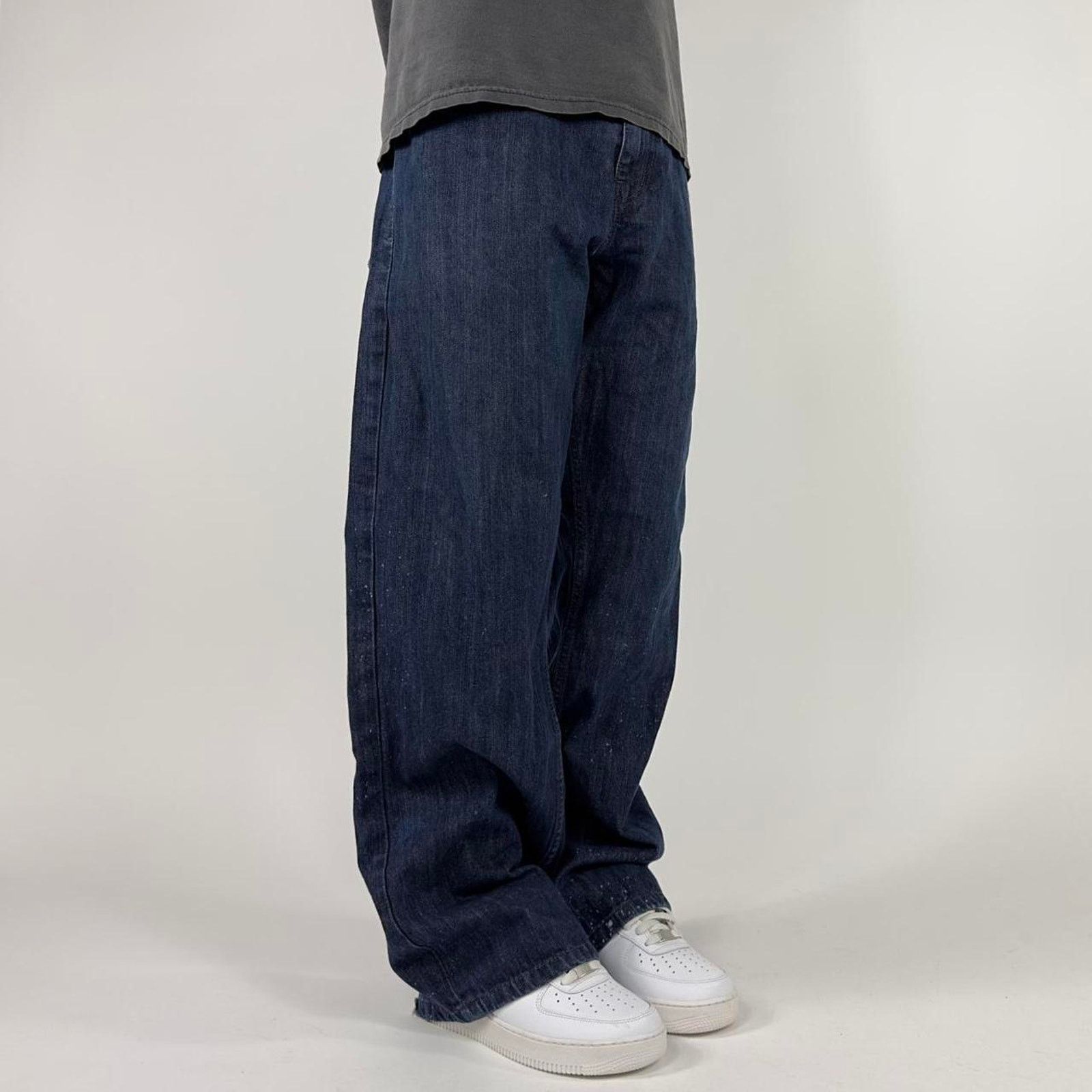 Japanese Brand × Rocawear × StraightFaded Y2K Rocawear Rave Baggy Pipe Wideleg Grunge Streetwear Jeans Size US 38 / EU 54 - 3 Thumbnail