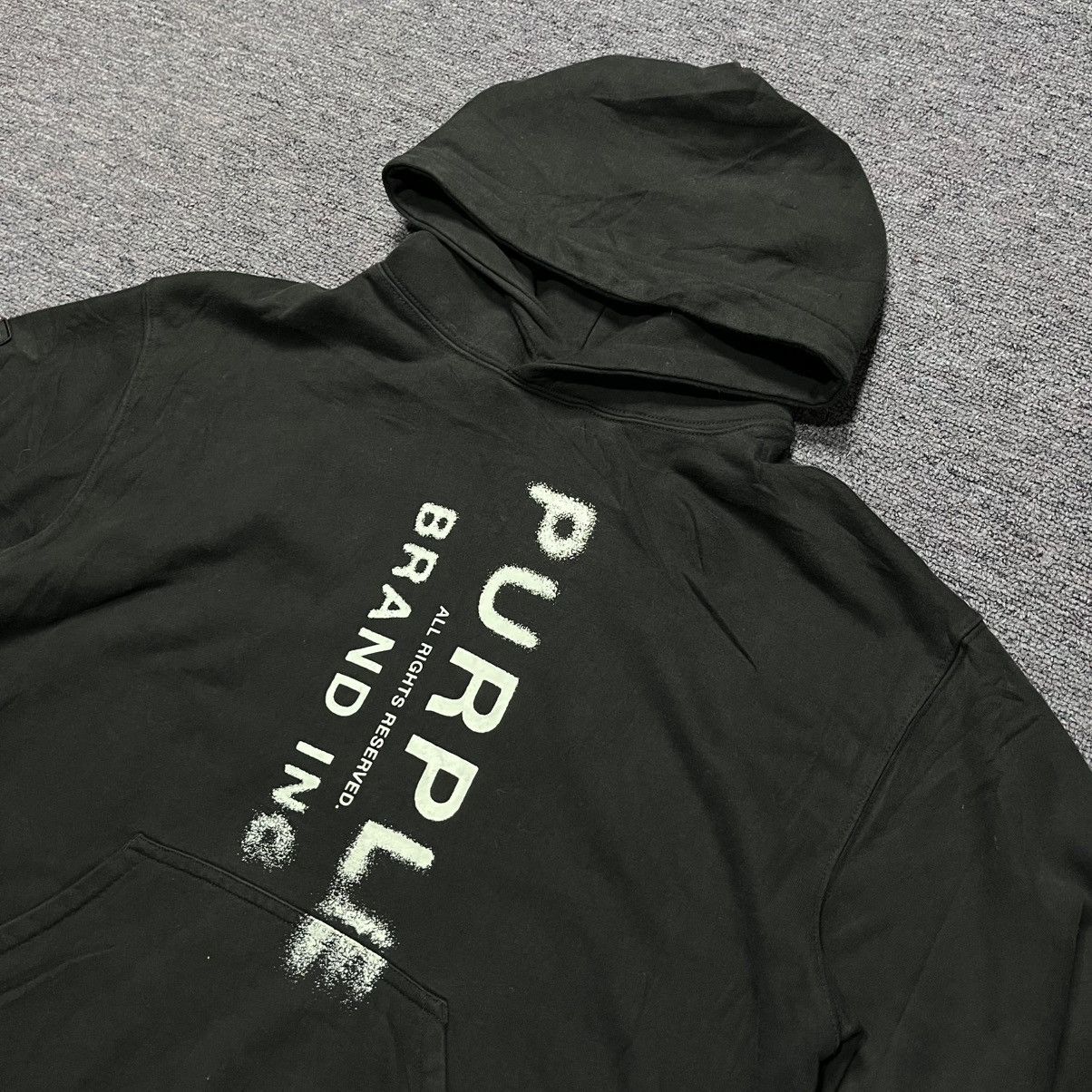 Purple Brand Hoodie PURPLE BRAND black hevy cotton ◼️ Size US M / EU 48-50 / 2 - 2 Thumbnail