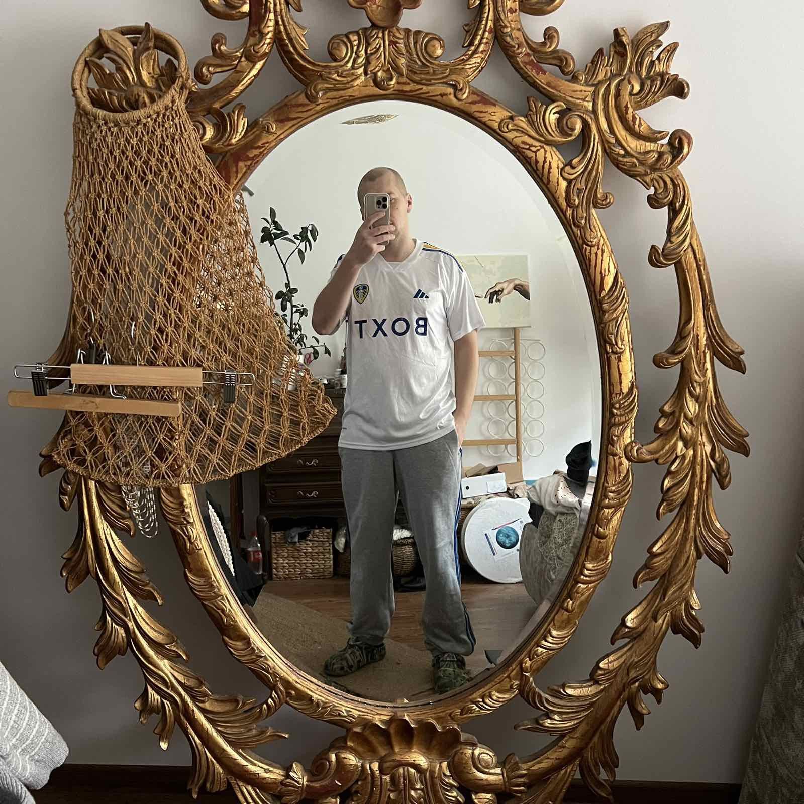 Adidas Adidas Leeds United Home 2023/24 Jersey Football Sz L Size US L / EU 52-54 / 3 - 4 Thumbnail