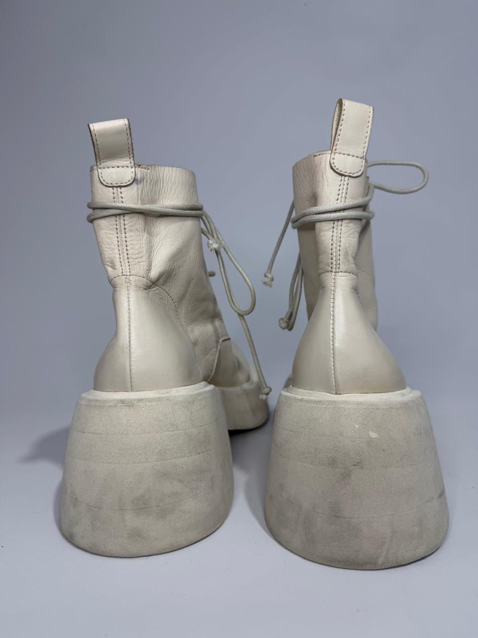 Marsell Marsèll Off-White Ankle Comat Boots EU38 Size US 8 / IT 38 - 6 Thumbnail