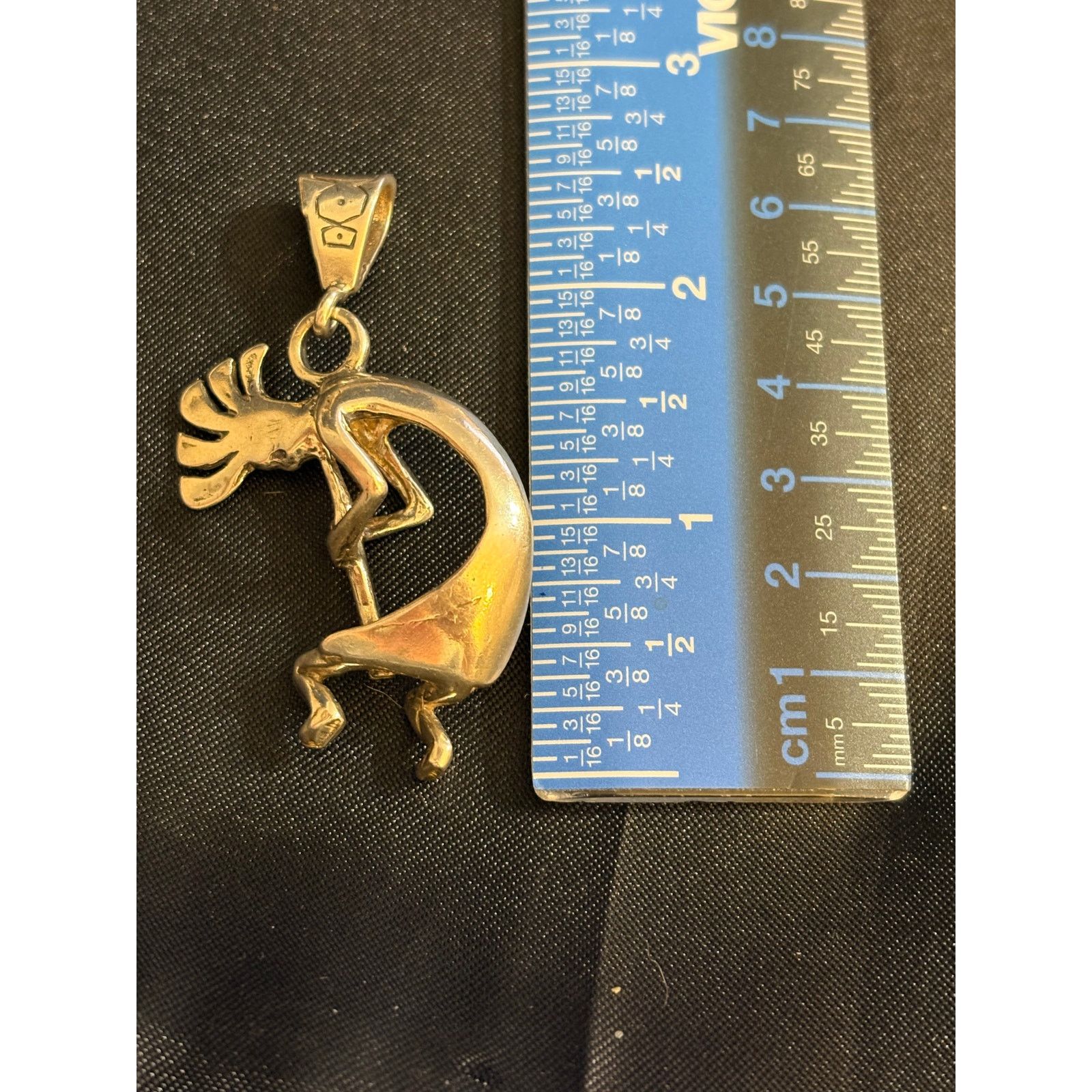 Other Sterling Silver Kokopelli Pendant Unmarked Southwestern Size ONE SIZE - 5 Thumbnail