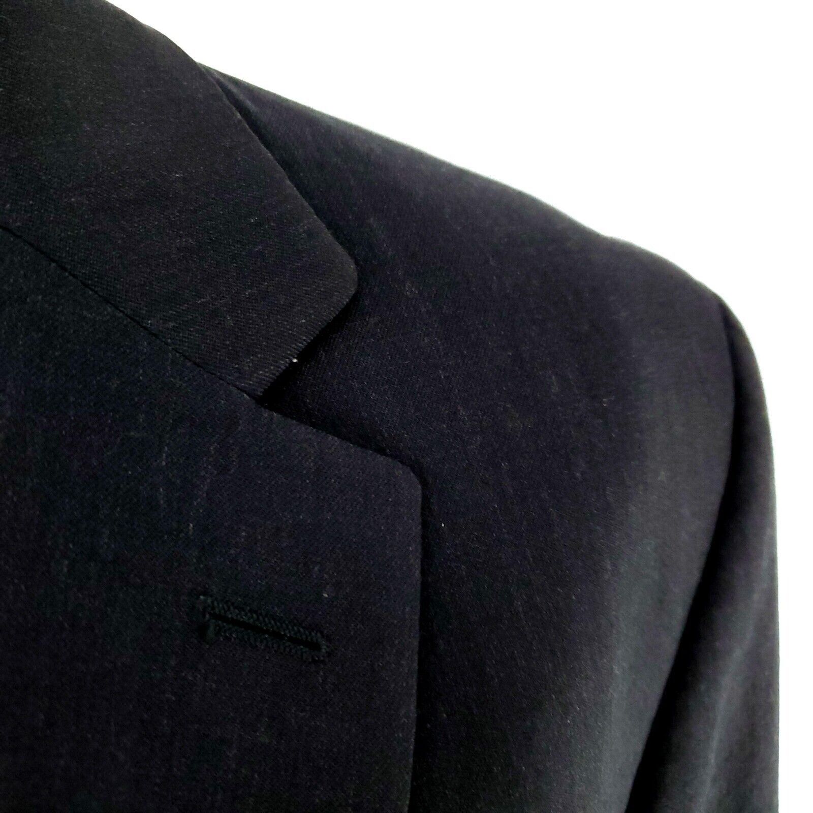 Pronto Uomo Pronto Uomo Platinum Wool 2 Button Blazer 38R Or Slim 40R Bl Size 38R - 2 Thumbnail