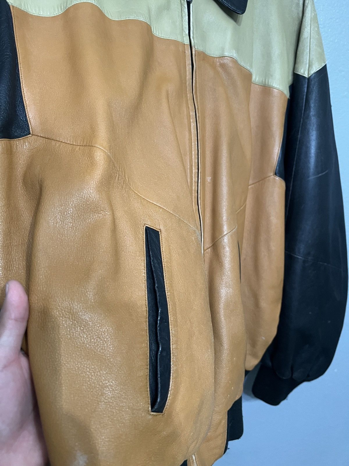 Vintage Vintage leather Jacket Size US L / EU 52-54 / 3 - 8 Thumbnail