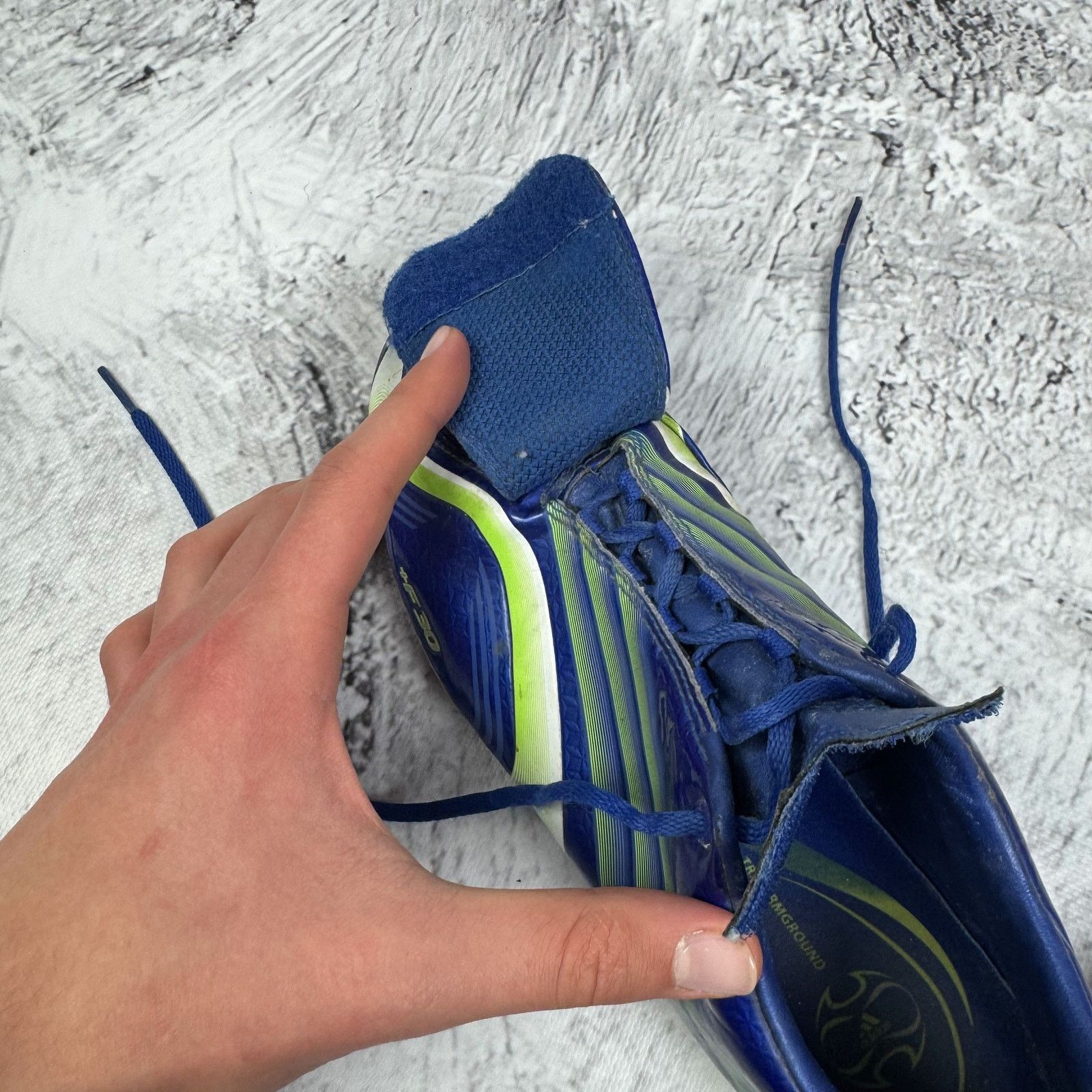 Adidas Adidas F30 TRX FG Men's Royal Electricity Moon Soccer Cleats Size US 7 / EU 40 - 7 Thumbnail