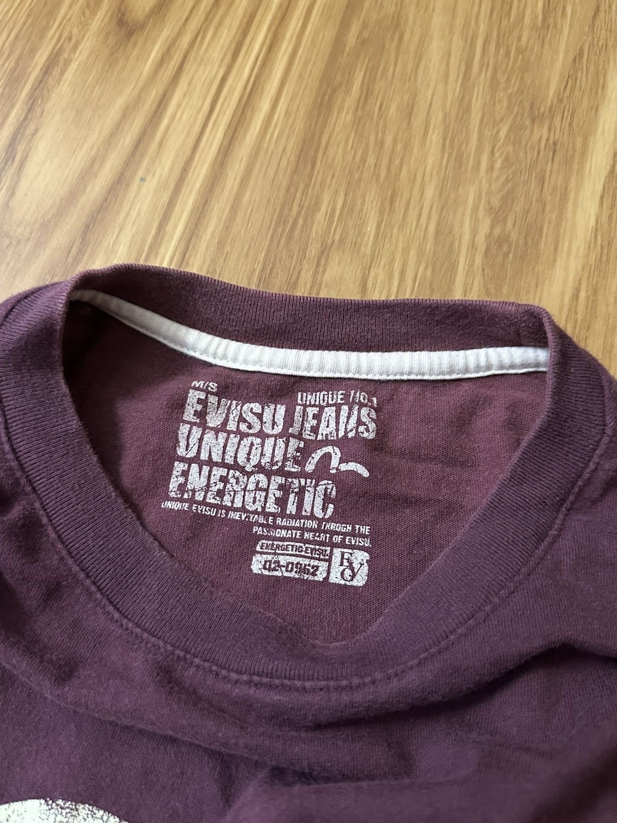Evisu Evisu Og Logo Maroon T-Shirt Size US S / EU 44-46 / 1 - 12 Thumbnail