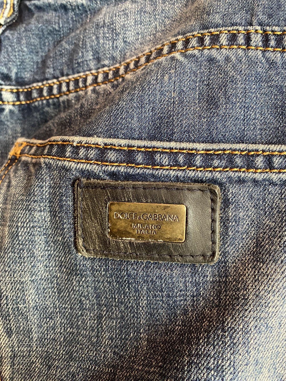 Dolce & Gabbana VINTAGE DOLCE & GABBANA DISTRESSED JEANS Y2k Size US 32 / EU 48 - 9 Thumbnail