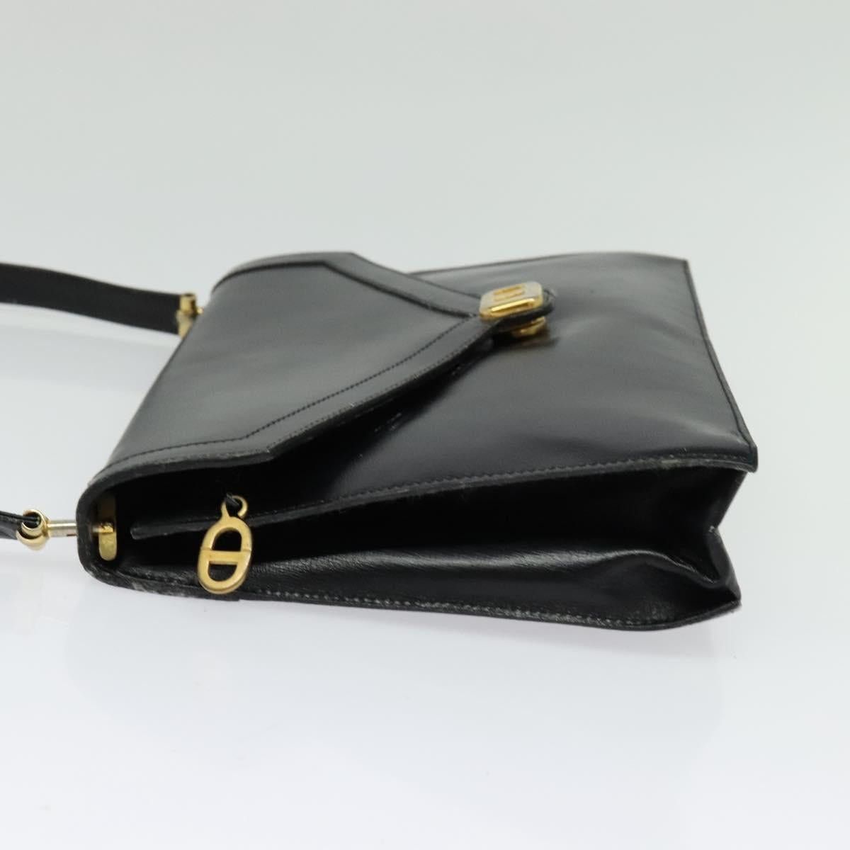 Dior DIOR Shoulder Bag Leather Black Gold Size ONE SIZE - 4 Thumbnail