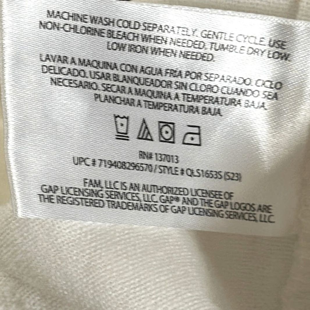 Gap GAP White Linen Shorts Bermuda with Pockets size XXL Women Size 40" / US 18 - 6 Thumbnail