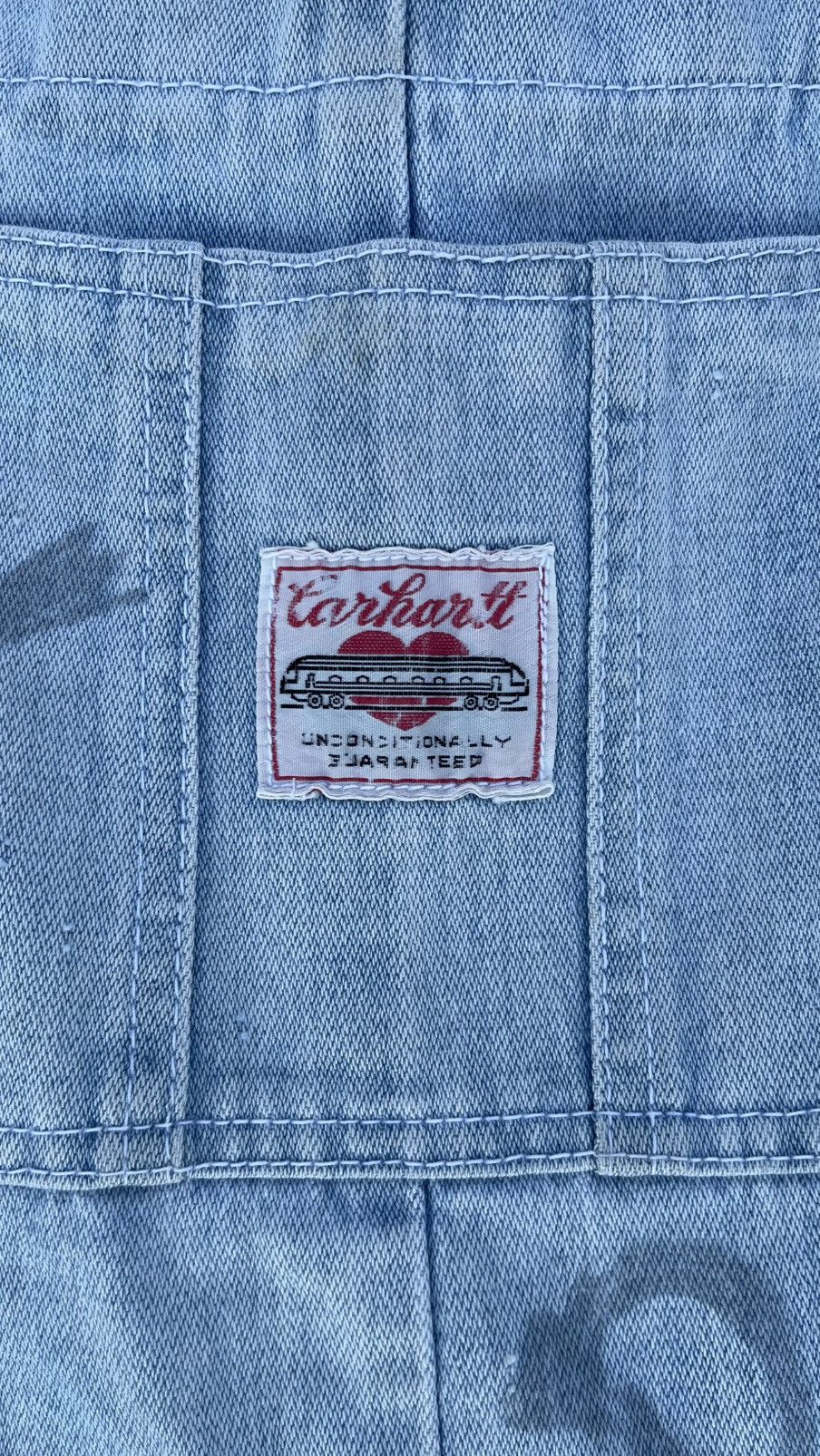 Carhartt Vintage Carhartt Denim Overalls 60s Size US 32 / EU 48 - 2 Thumbnail