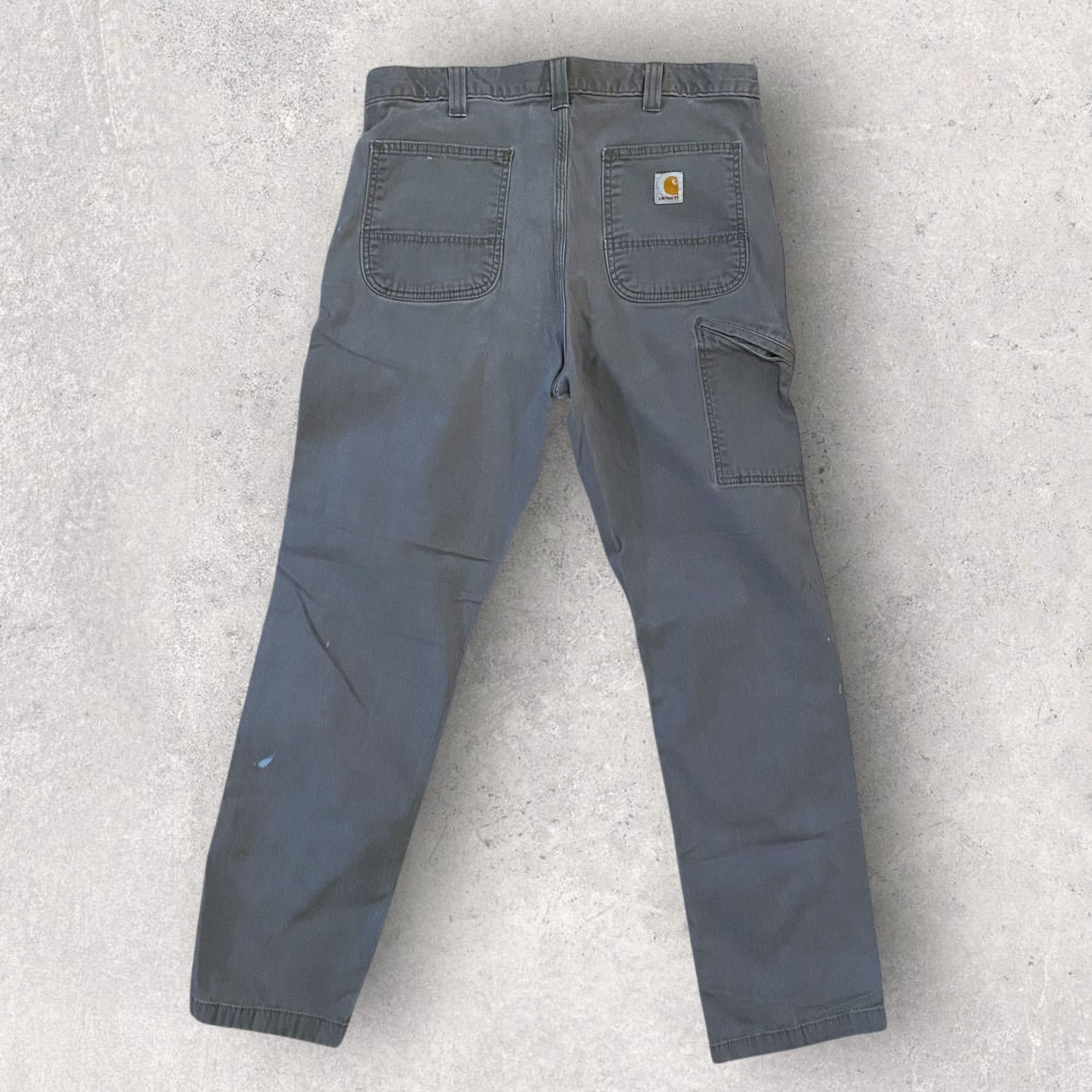 Carhartt Carhartt Relaxed Fit Utility Work Carpenter Pants Faded Gray Size US 34 / EU 50 - 1 Thumbnail