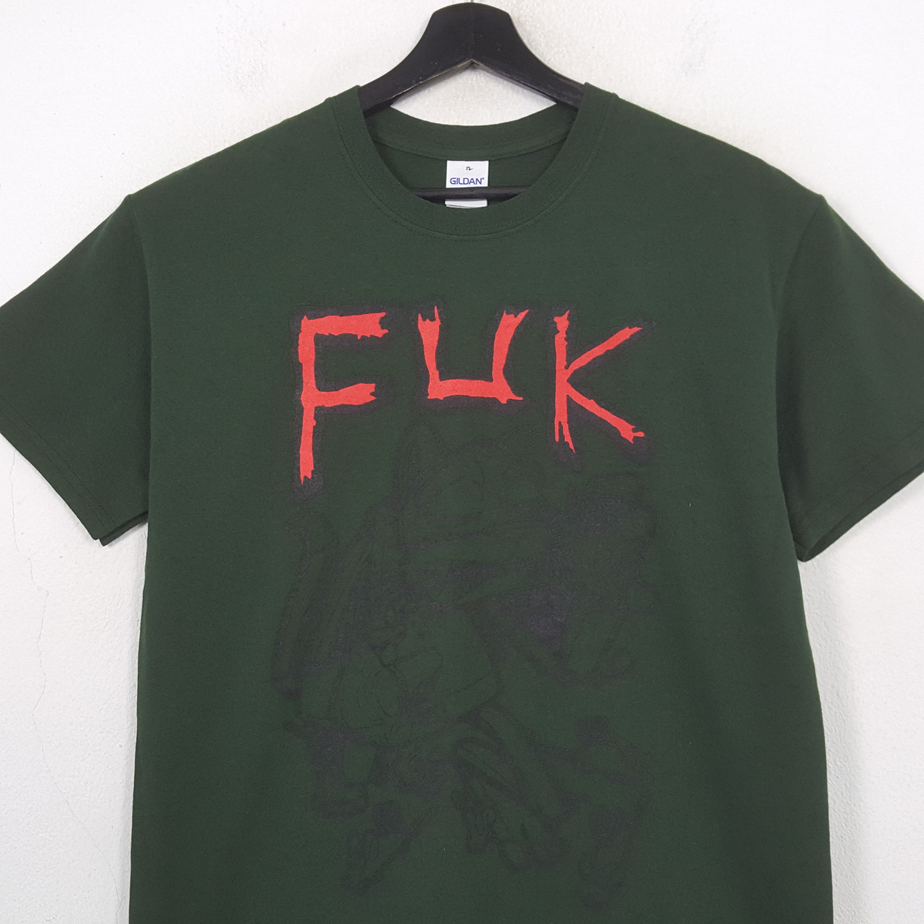 Gildan Band Tees FUK Tshirt RR3 Size US M / EU 48-50 / 2 - 2 Thumbnail