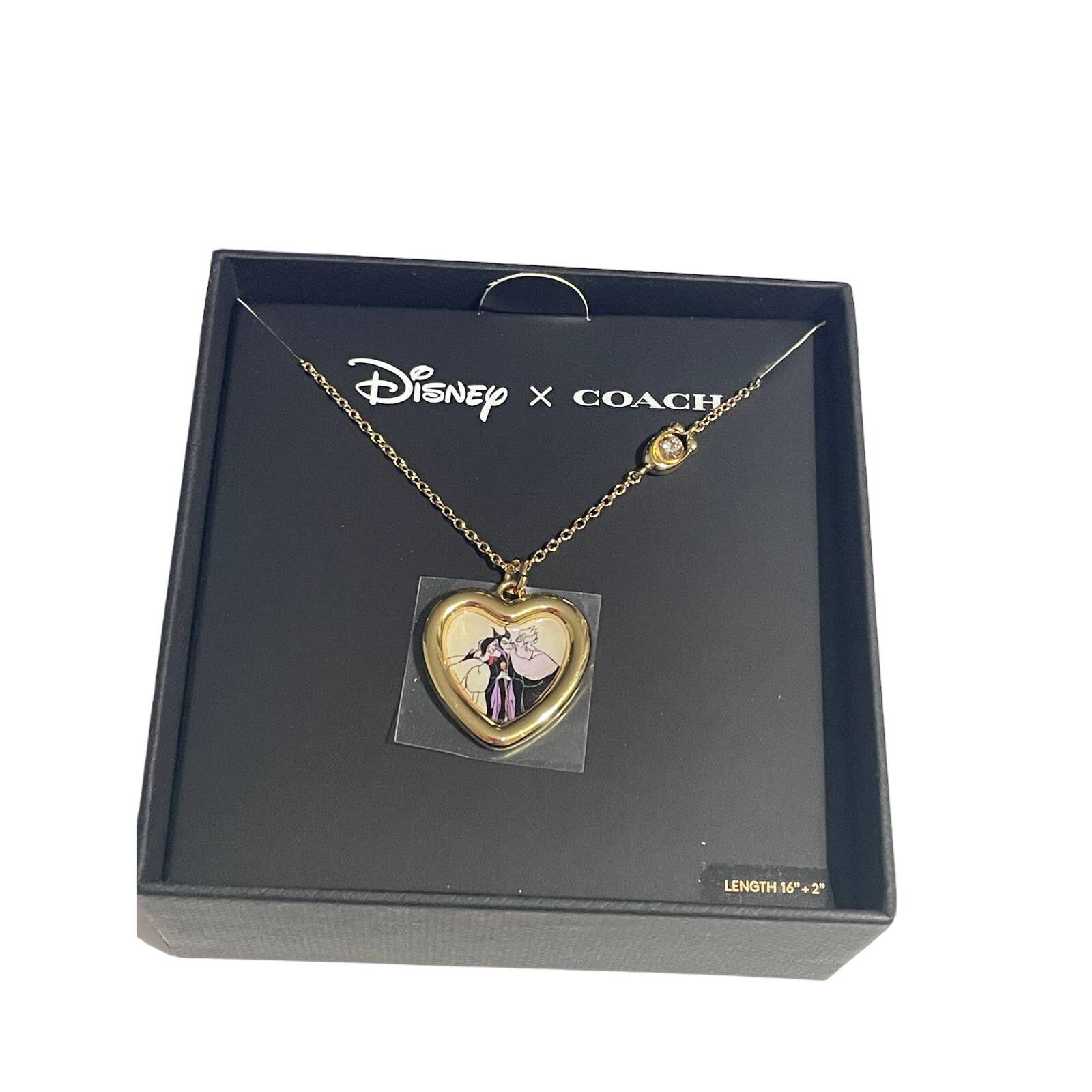 Coach Disney X Coach Villains Heart Necklace New Size ONE SIZE - 3 Thumbnail