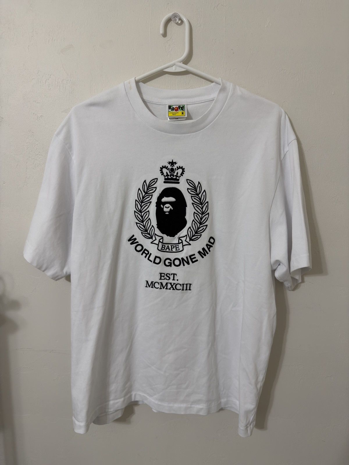 Bape Bape Embroidered Tee Size US L / EU 52-54 / 3 - 1 Thumbnail