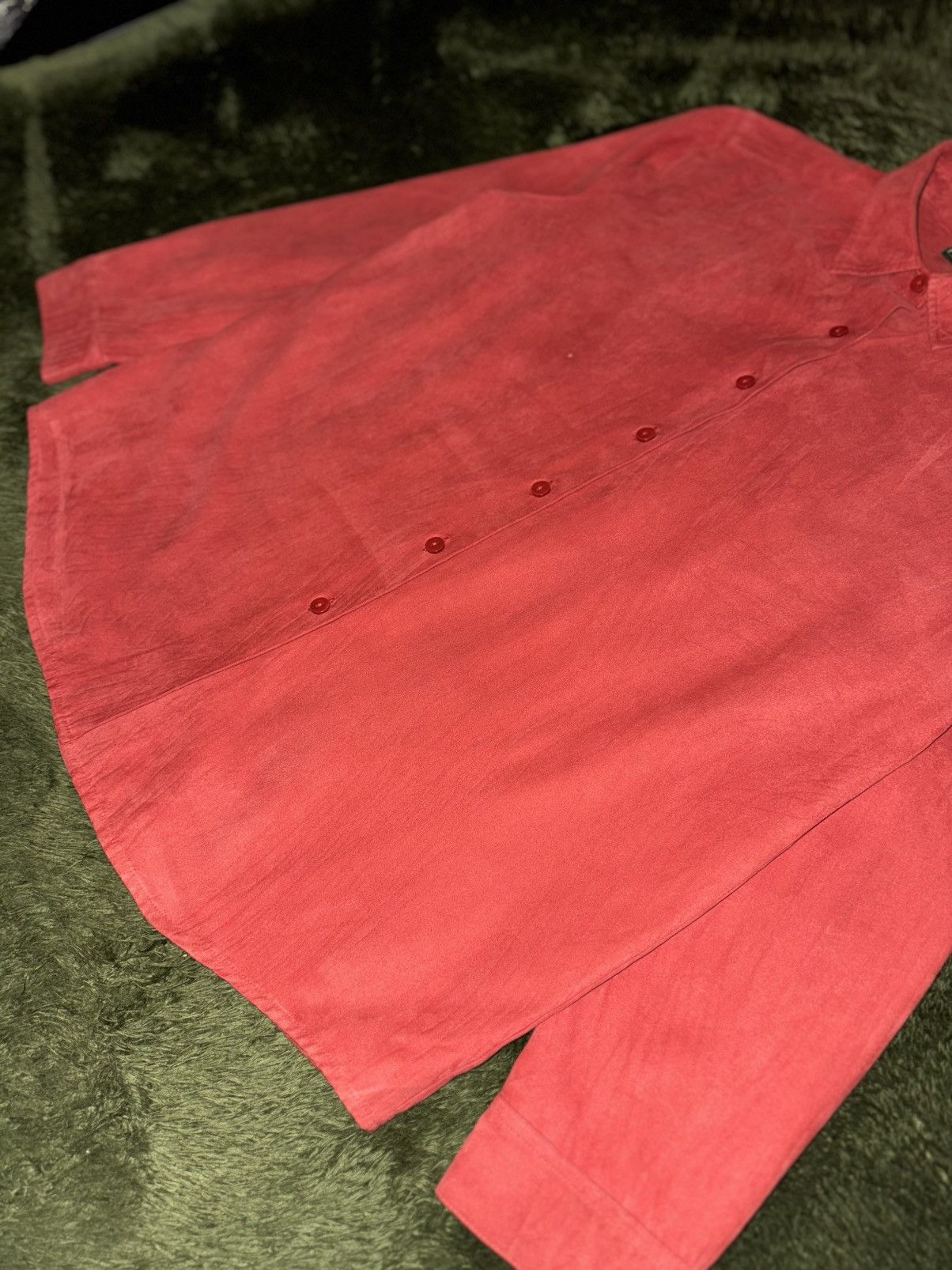 L.L. Bean [SM] L.L.Bean Poly Textured Relaxed-Fit Shirt – Red Size US M / EU 48-50 / 2 - 4 Thumbnail