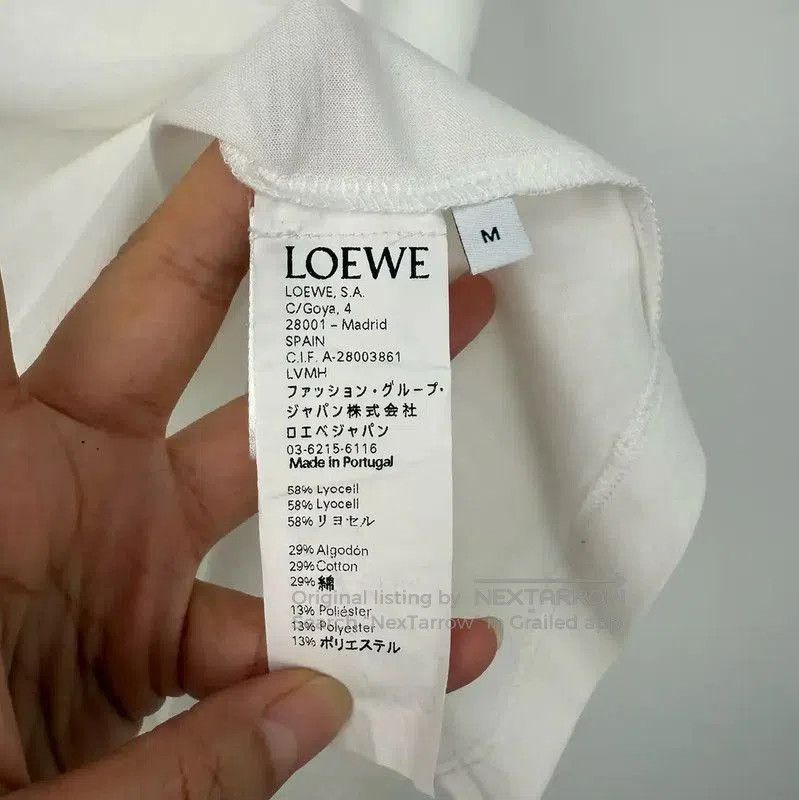 Loewe Loewe Summer White Cotton T-Shirt . Size M / US 6-8 / IT 42-44 - 7 Thumbnail