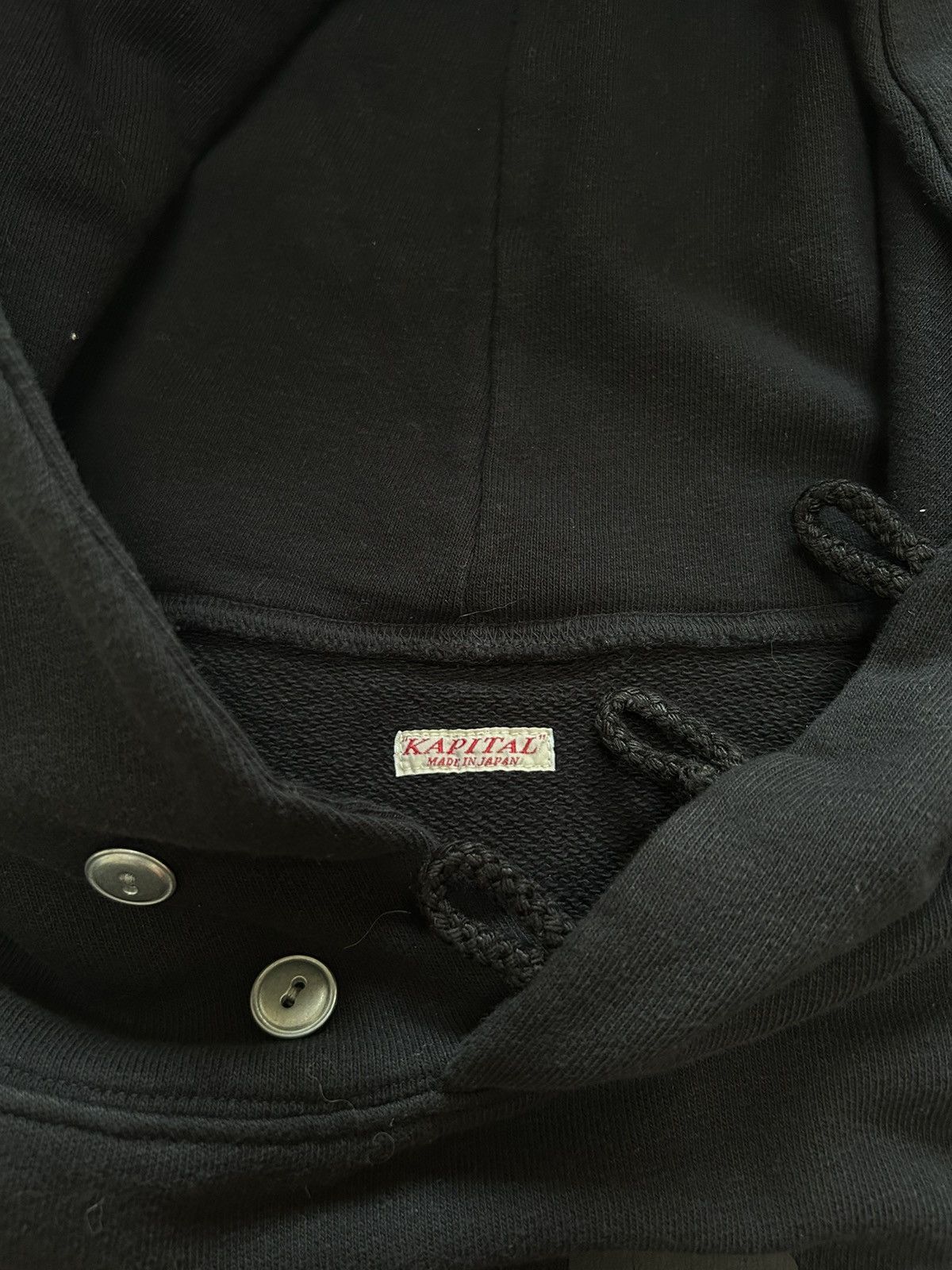 Kapital Kapital Black on Black Surf Hoodie Size US M / EU 48-50 / 2 - 5 Thumbnail