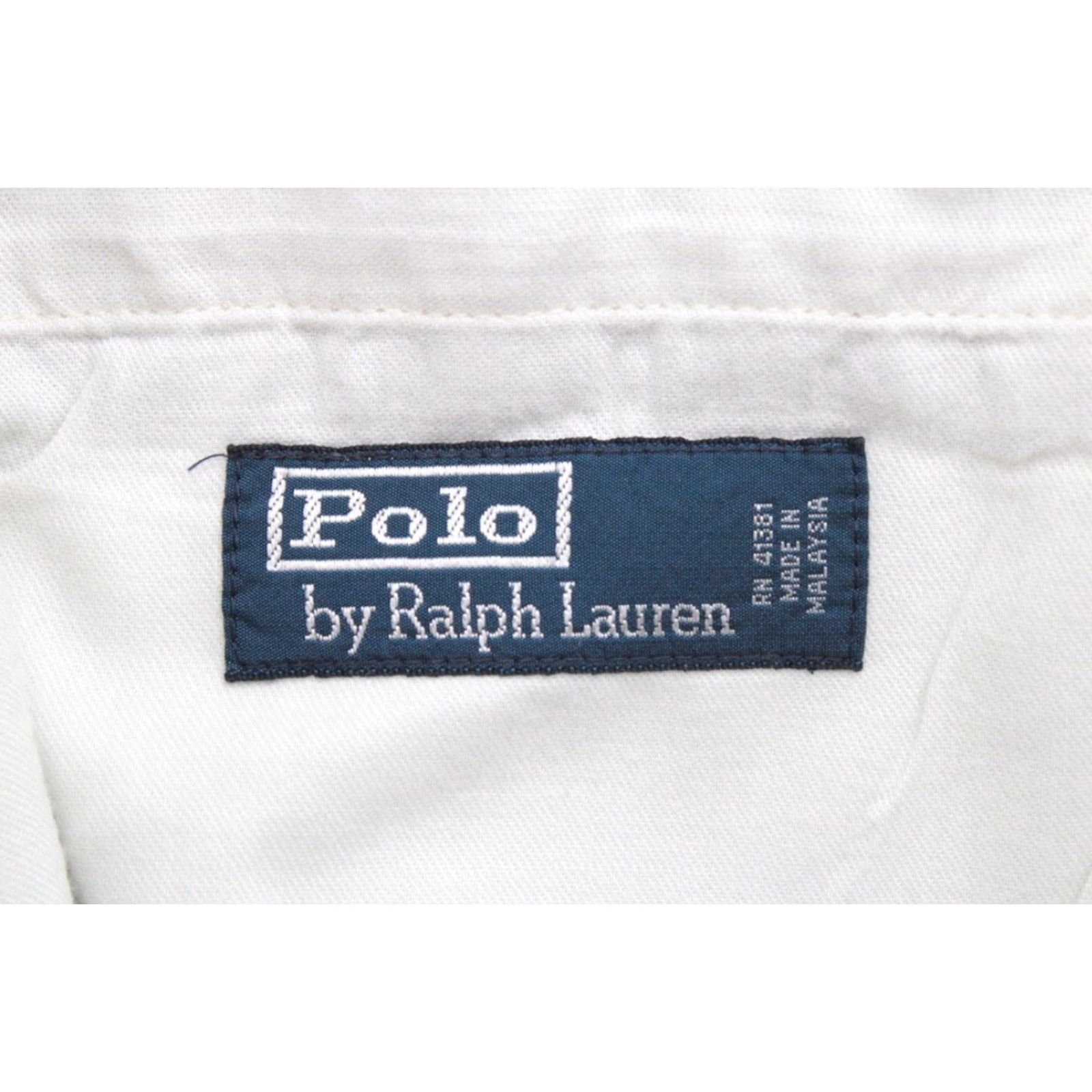 Polo Ralph Lauren VTG Polo Ralph Lauren Bermuda Shorts Men's 34 Beige Pinstripe Heavy Cotton Preppy Bermuda Shorts Pinstripe 90s Preppy Mens Size US S / EU 44-46 / 1 - 4 Thumbnail