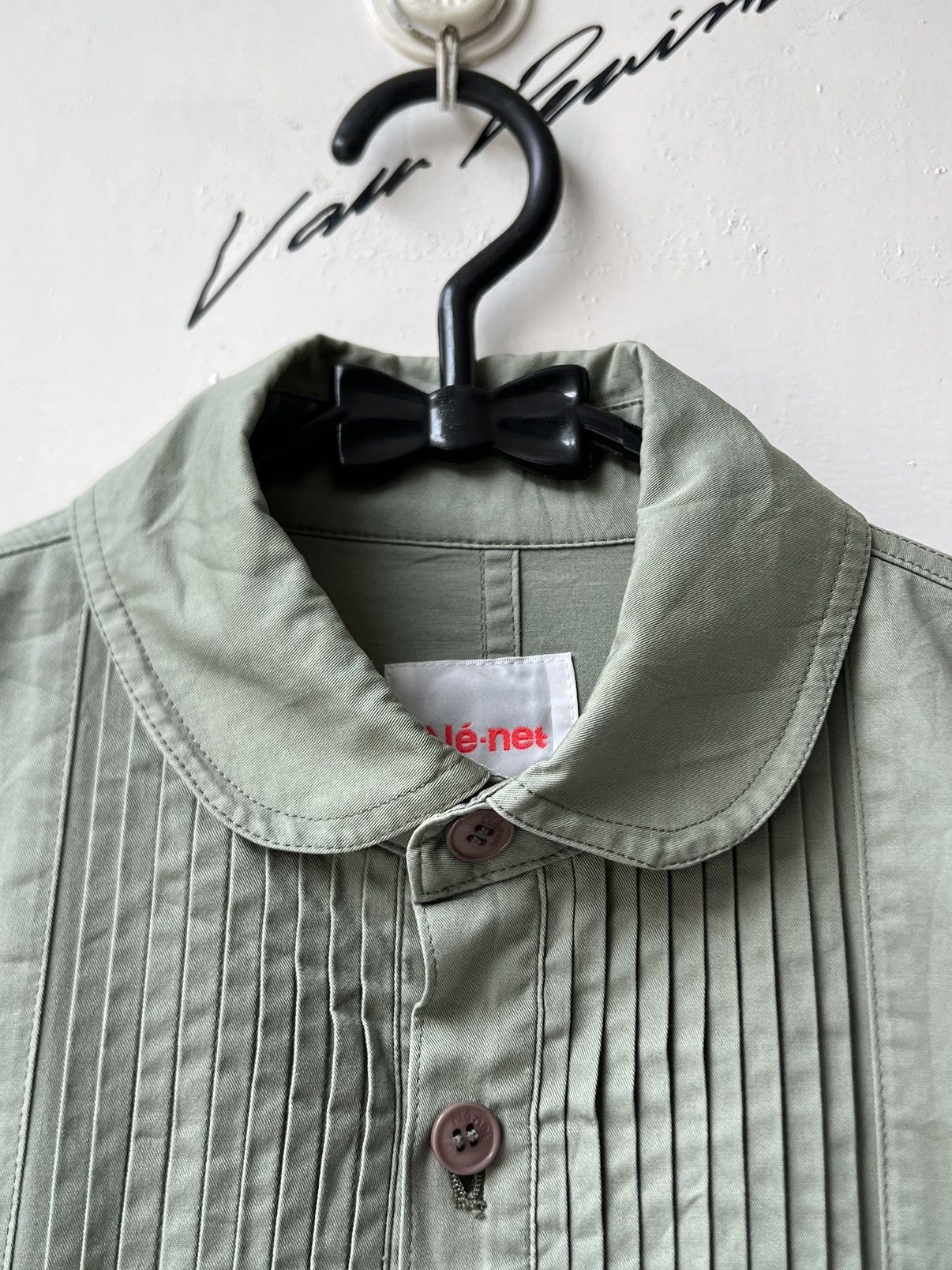 Ne-Net NE-NET Issey miyake Green Shirt Size US S / EU 44-46 / 1 - 14 Thumbnail