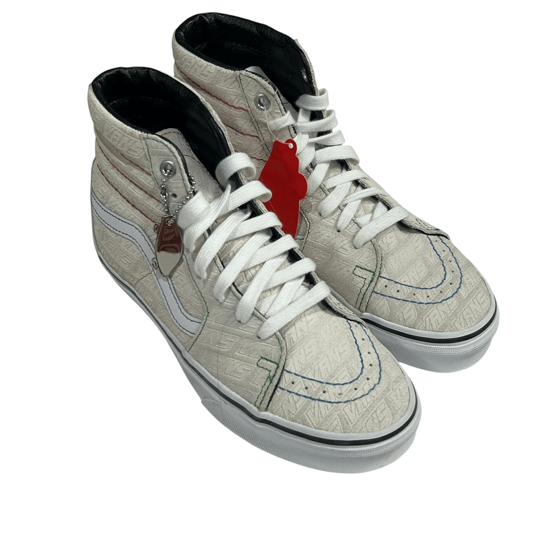 Vans Sk8-Hi Emboss White Size US 5.5 / EU 38 - 2 Thumbnail