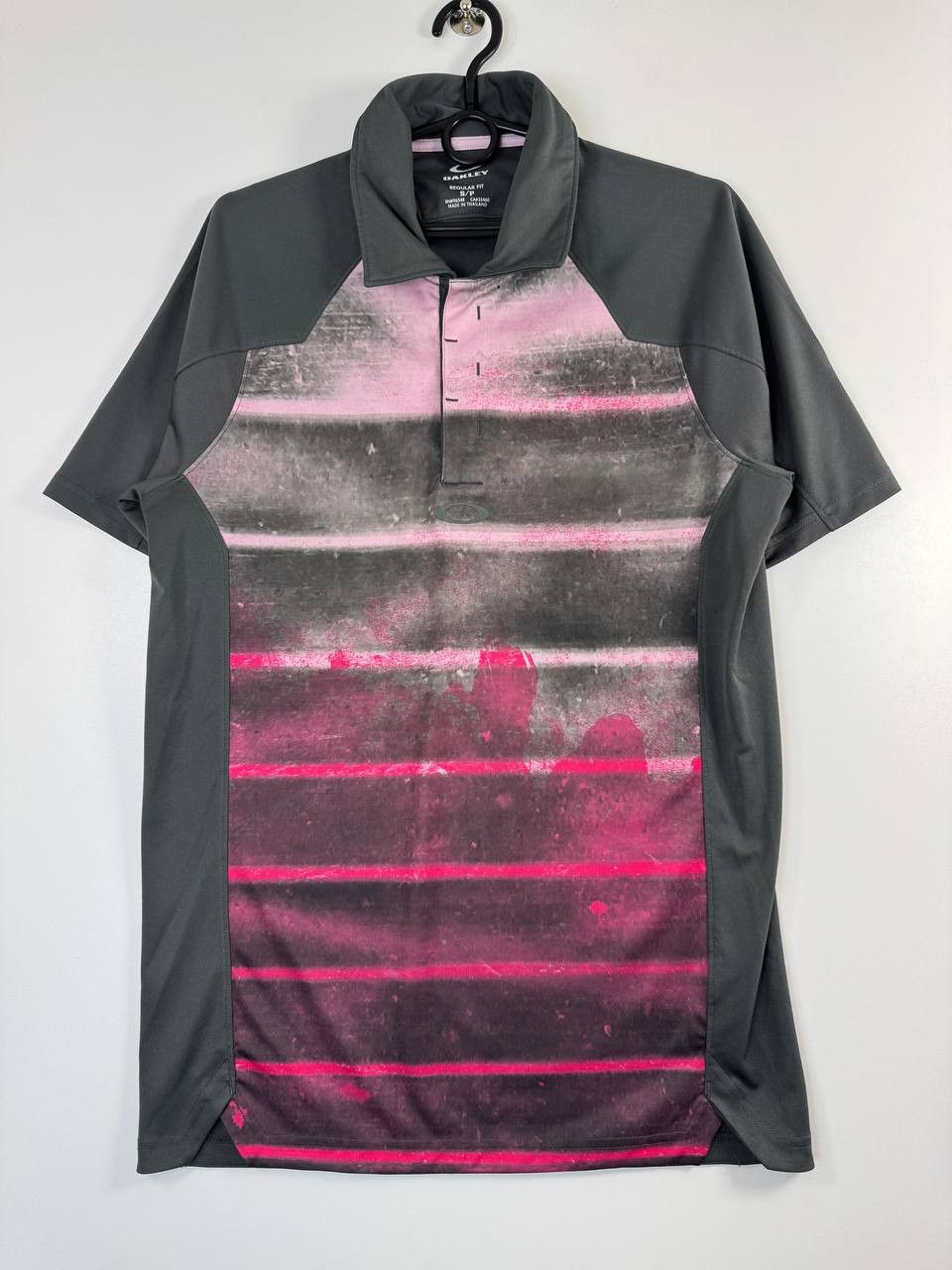 Oakley Oakley Golf Polo Shirt Gray Pink Gradient Mens Size S Size US S / EU 44-46 / 1 - 1 Thumbnail
