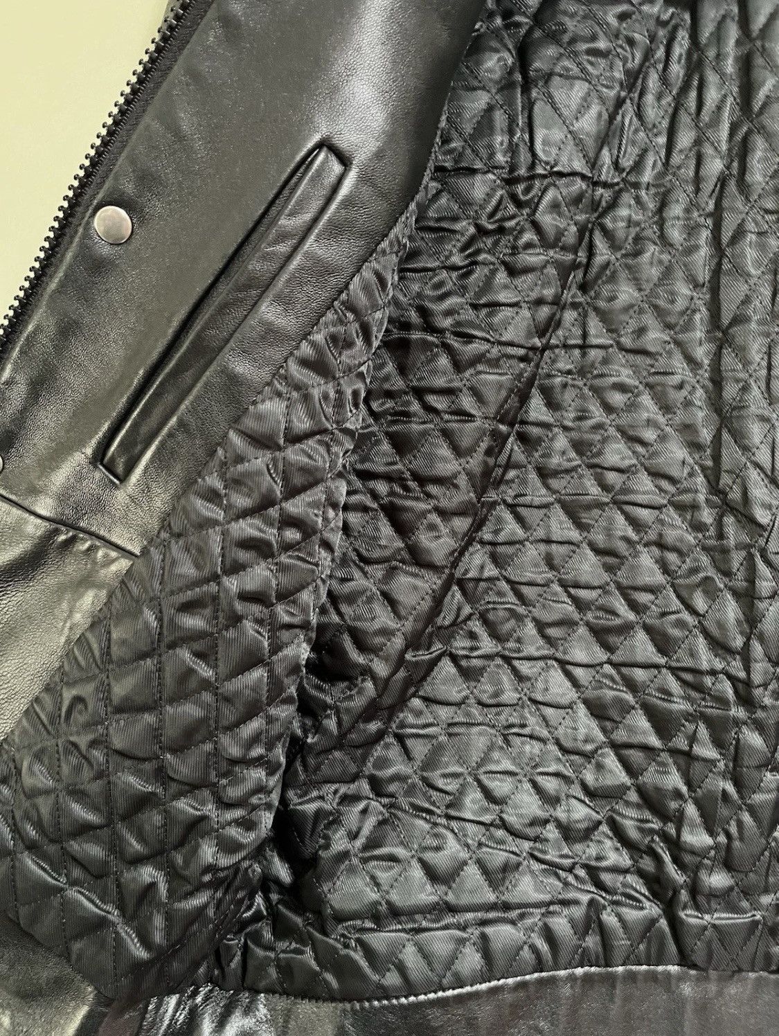 Vintage Stud Homme Hedi L Zip Leather Japan Repro Jacket EU 46 US 36 Size US S / EU 44-46 / 1 - 4 Thumbnail