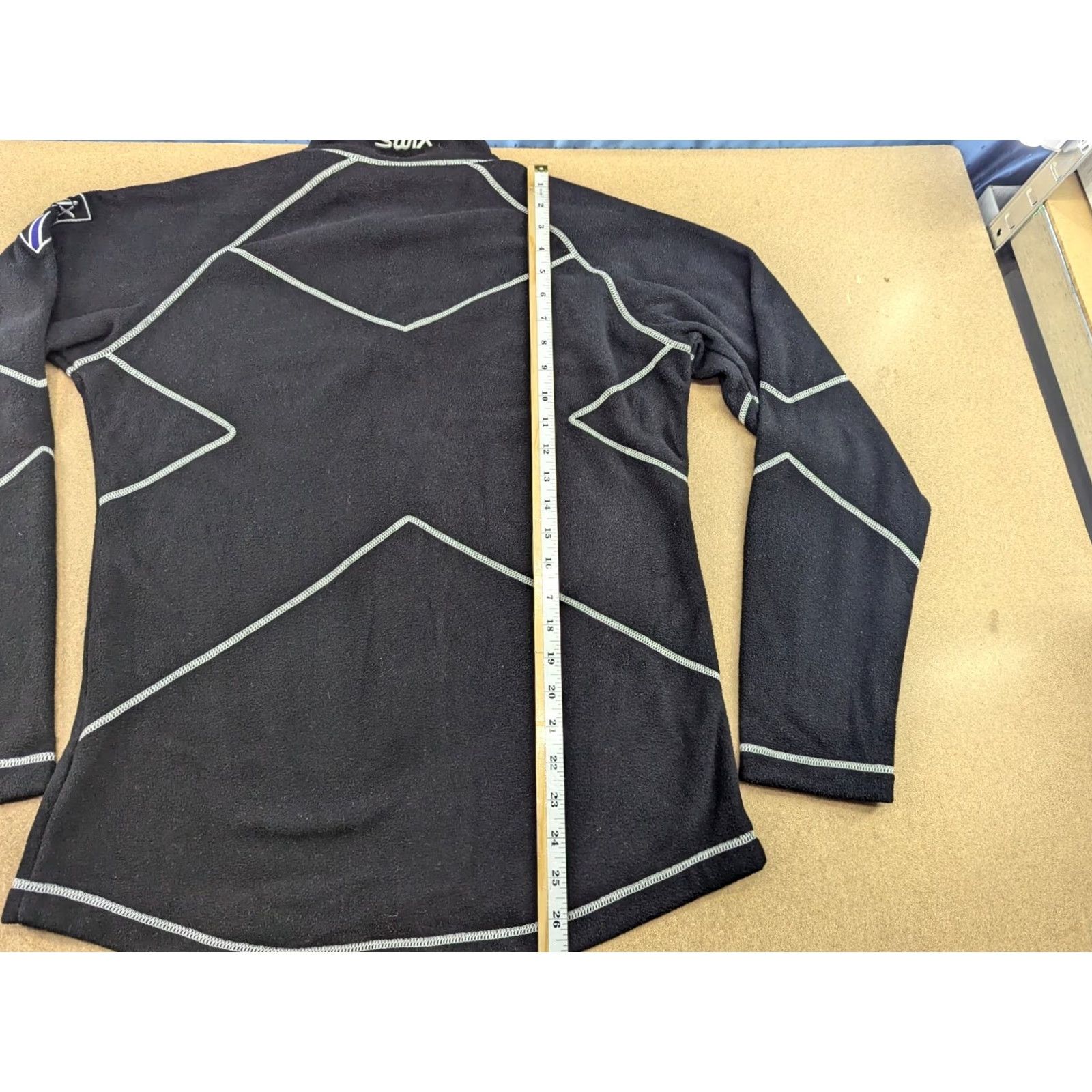 Vintage Swix Ski Jacket Mens Size M Fleece Black Full Zip Cross Country Sport Size US M / EU 48-50 / 2 - 5 Thumbnail