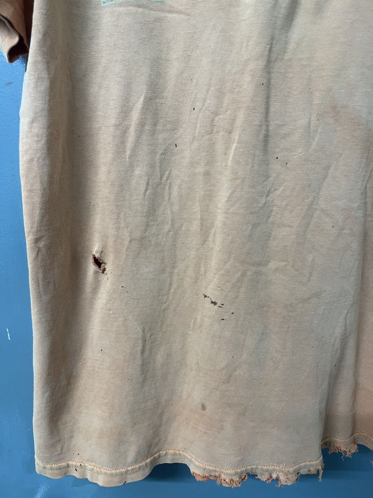 Vintage THRASHED SUN FADED HARLEY DAVIDSON MOTORCYCLES Size US L / EU 52-54 / 3 - 4 Thumbnail