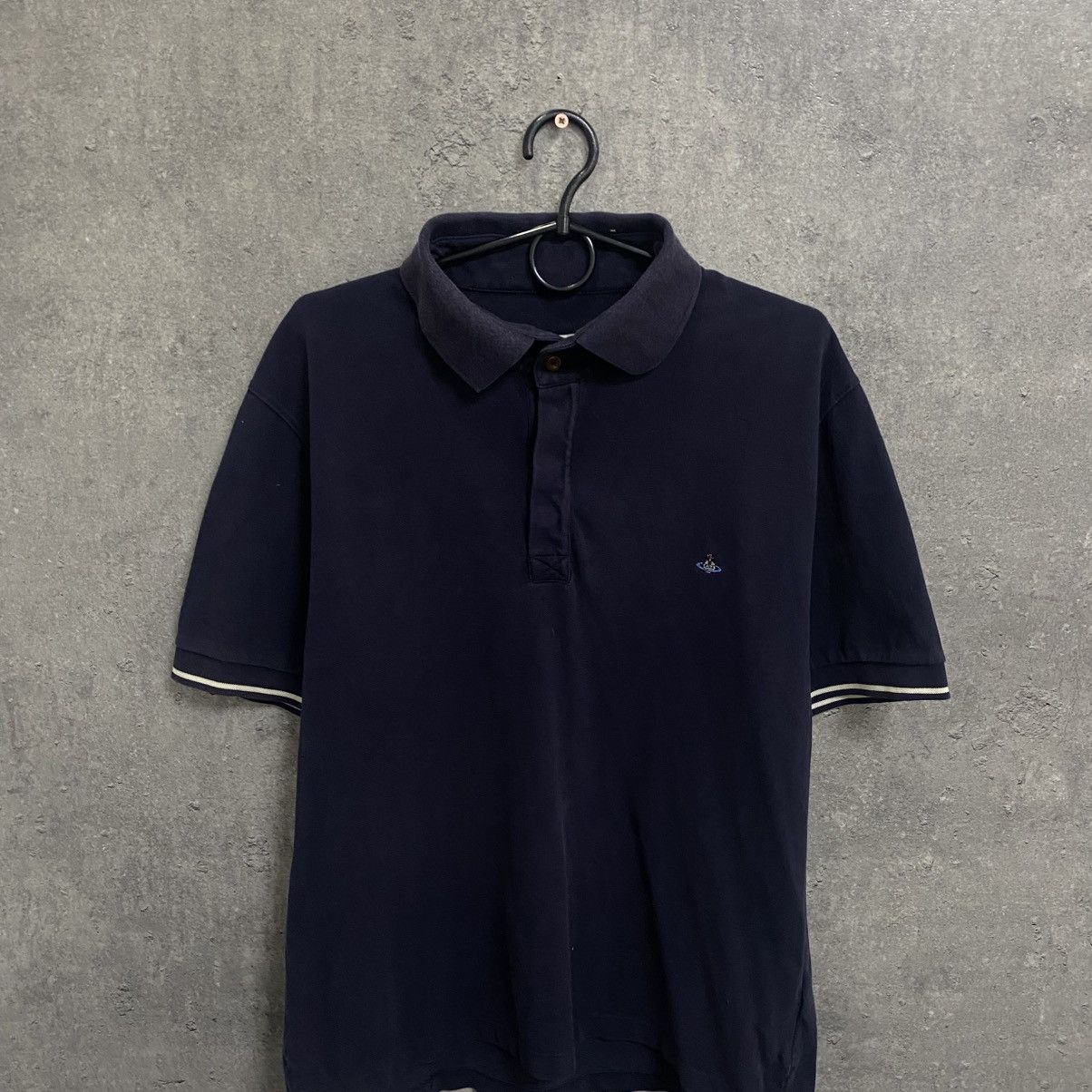 Vivienne Westwood Vivienne Westwood Polo T Shirt Vintage Small Orb Logo Luxury Size US XL / EU 56 / 4 - 4 Thumbnail