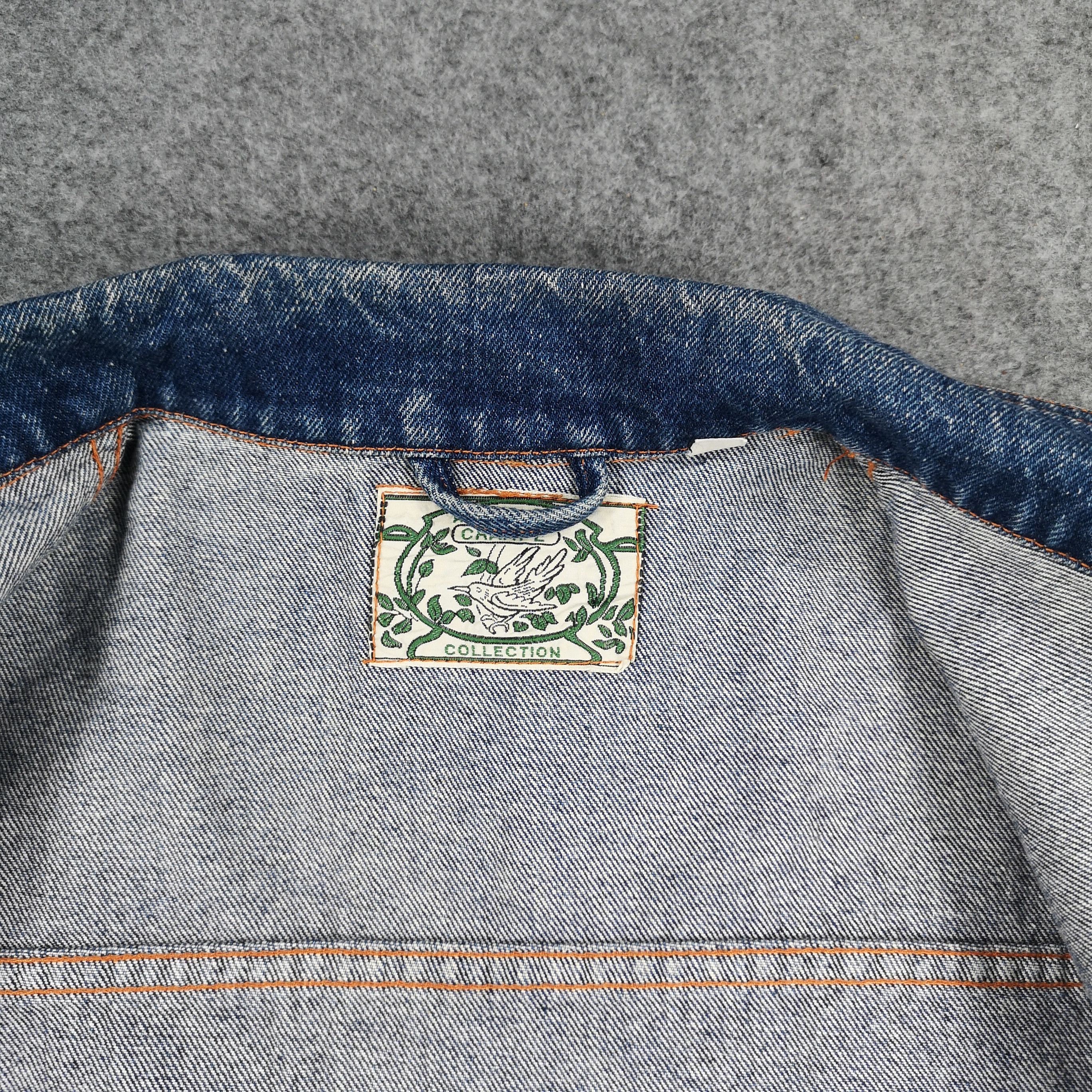Vintage Vintage Crampe Blue Denim Trucker Jacket Size US L / EU 52-54 / 3 - 6 Thumbnail