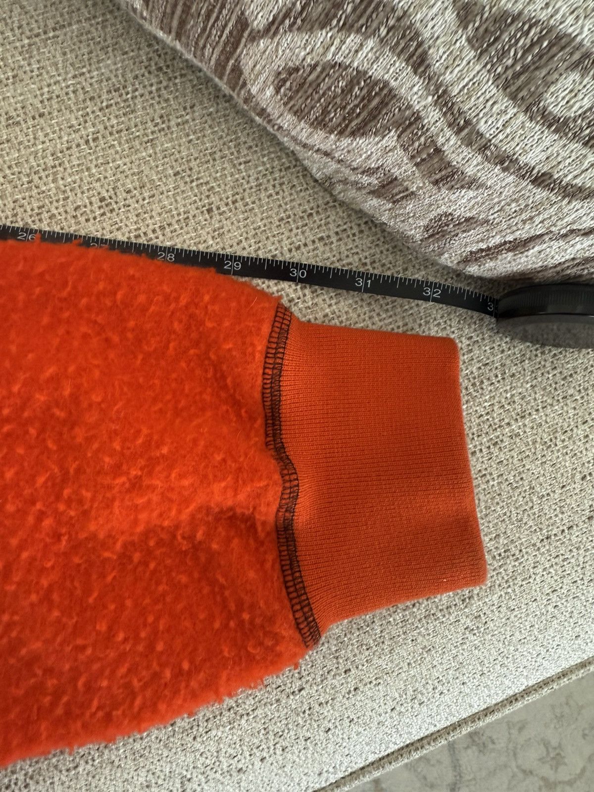Drake's Orange Casentino Wool Half-Zip Sweater size 44 Size US L / EU 52-54 / 3 - 11 Thumbnail