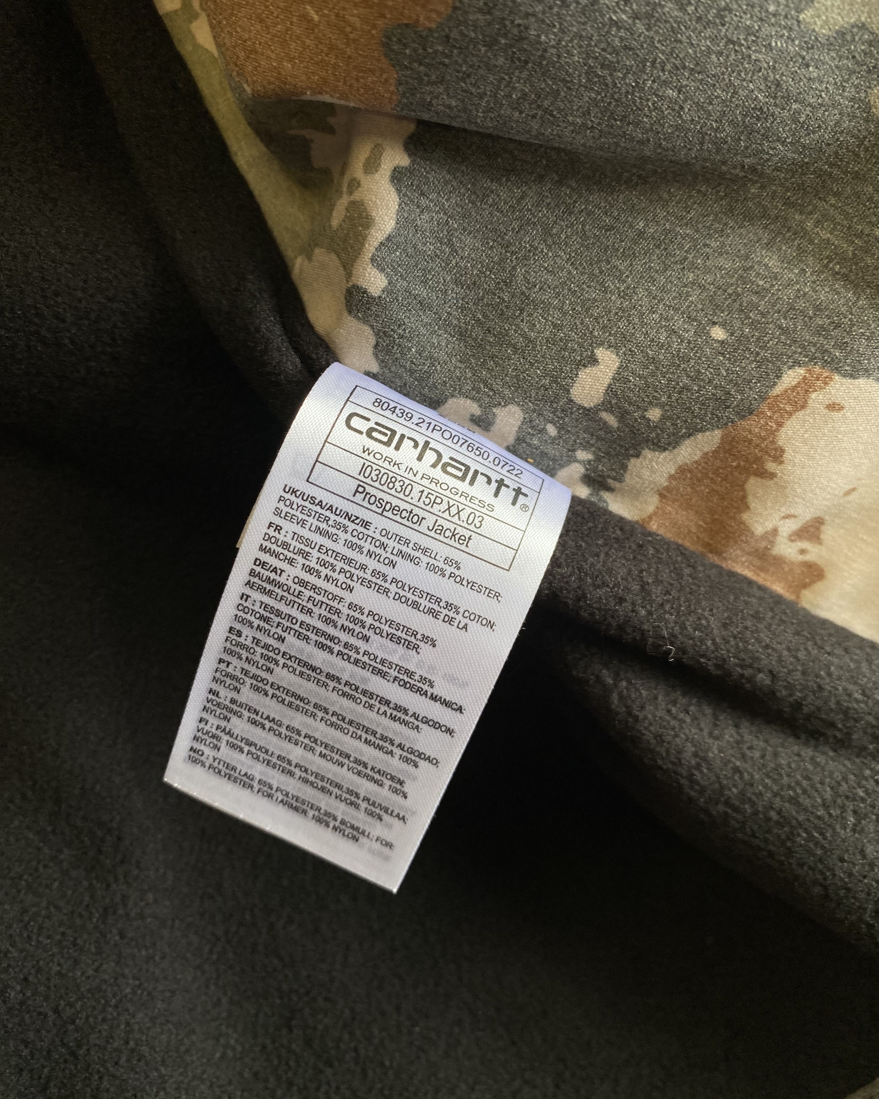 Carhartt Carhartt Wip Prospector Jacket Camouflage Size US S / EU 44-46 / 1 - 13 Thumbnail
