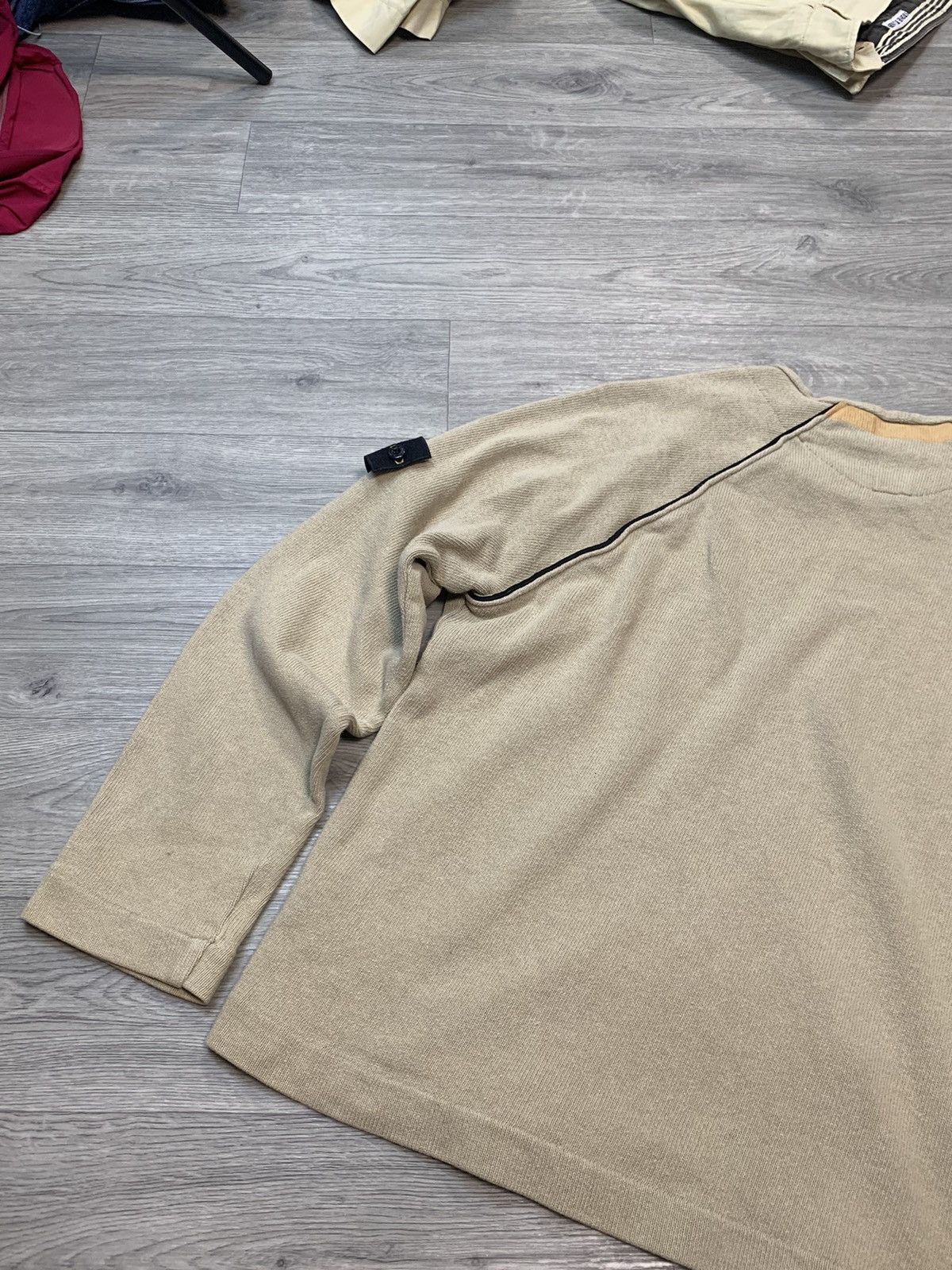 Stone Island × Vintage SS04 STONE ISLAND YELLOW CREWNECK SWEATSHIRT Size US M / EU 48-50 / 2 - 13 Thumbnail