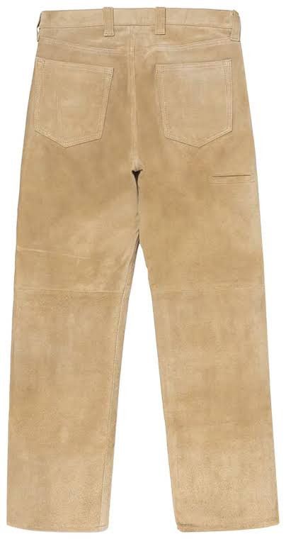 Human Made Human Made Suede Leather Pants - Beige Size US 32 / EU 48 - 2 Thumbnail