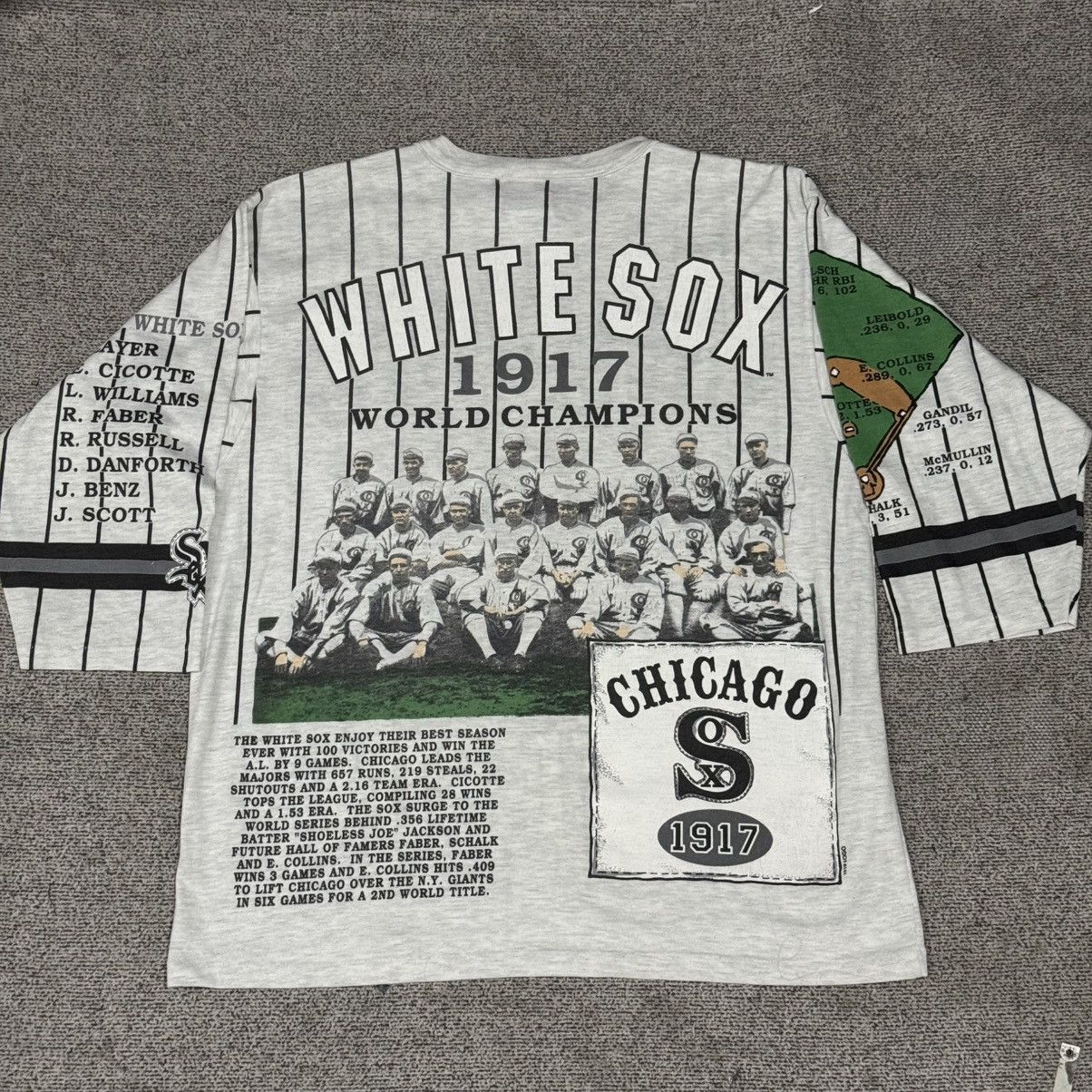 Vintage Vintage Long Gone T-Shirt White Sox 1991 Size US L / EU 52-54 / 3 - 2 Thumbnail