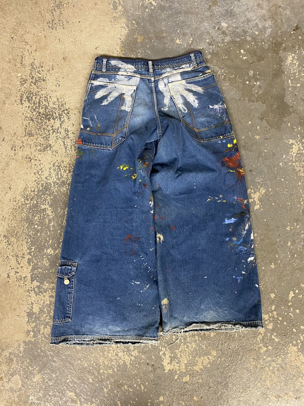 image of Vintage Paint Splattered Jnco, Men's (Size 31)