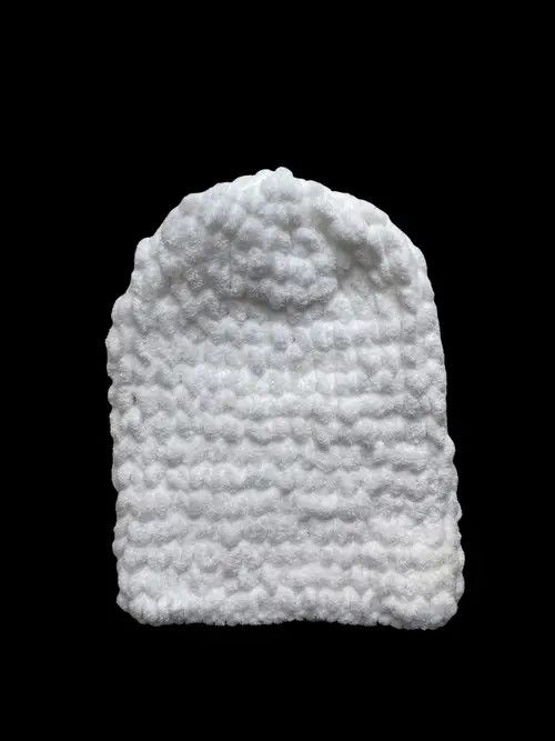 Handmade Handmade Knitted Balaclava Ski Mask Bunny Style TikTok Size ONE SIZE - 3 Thumbnail