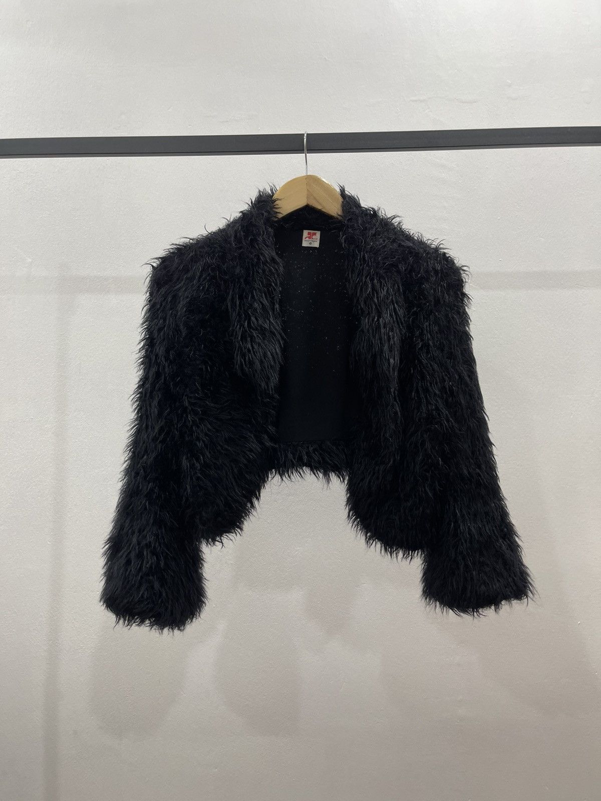 Courreges Courreges Cropped Faux Fur Jacket Size S / US 4 / IT 40 - 1 Thumbnail