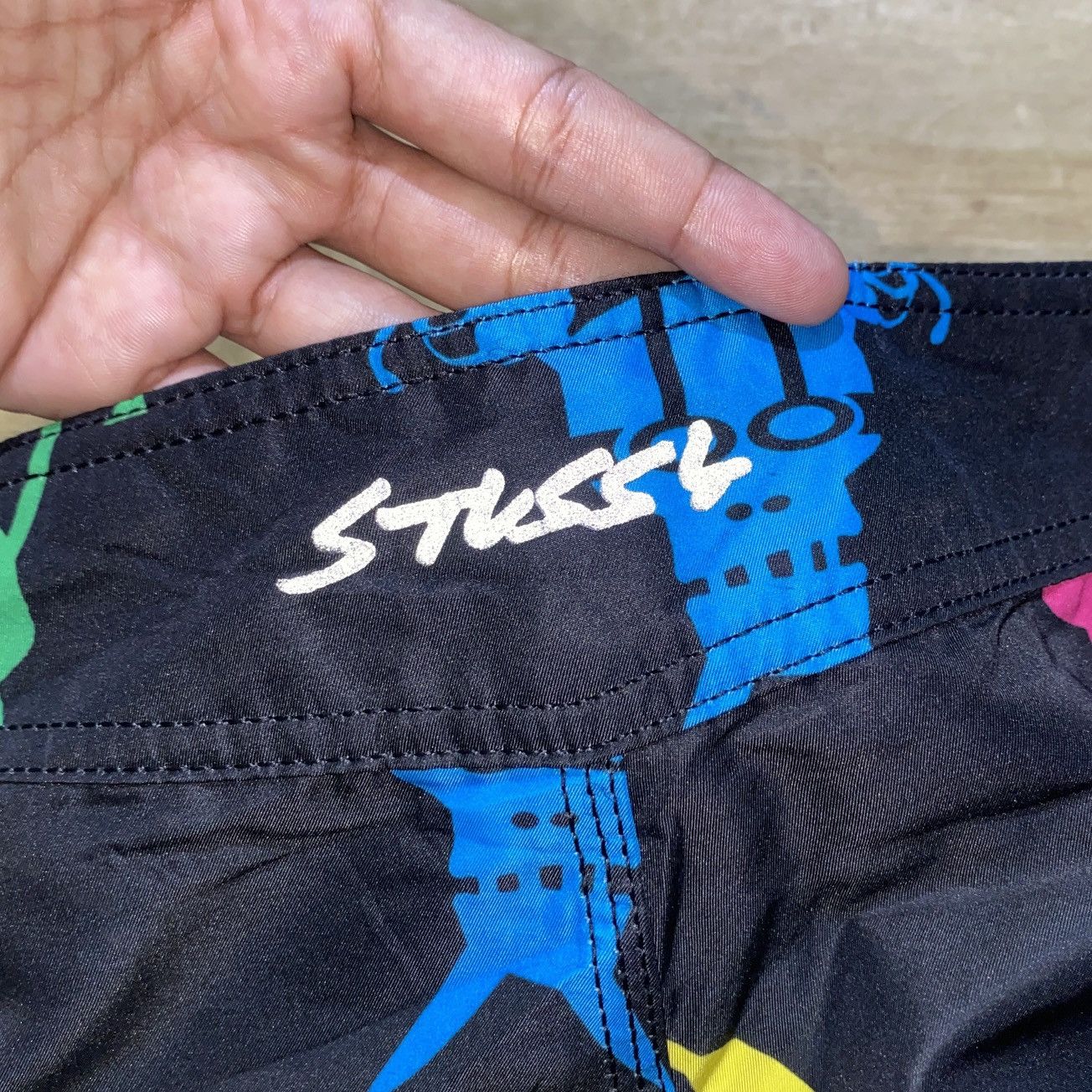 Futura × Stussy Stussy x futura colorfull skull boardshorts Size US 32 / EU 48 - 6 Thumbnail