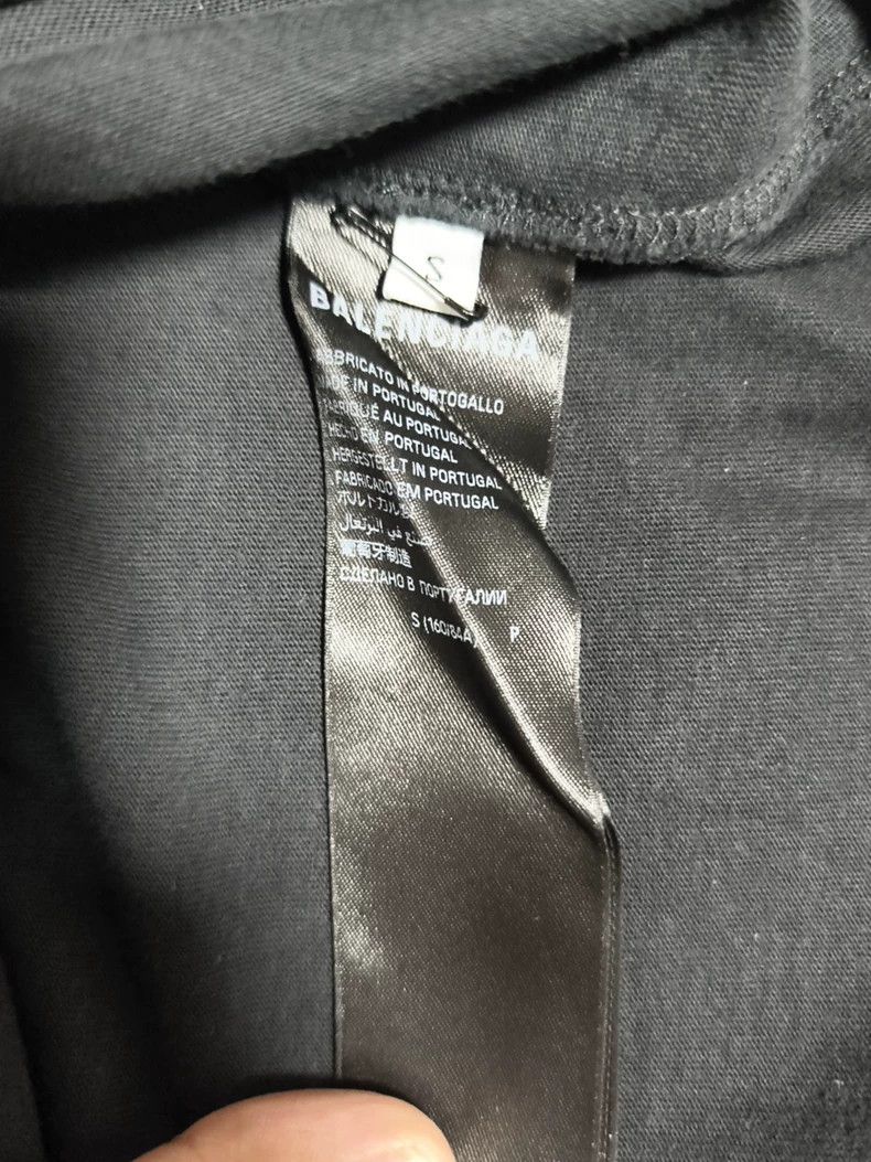 Balenciaga Balenciaga Black short-sleeved T-shirt Size US S / EU 44-46 / 1 - 2 Thumbnail