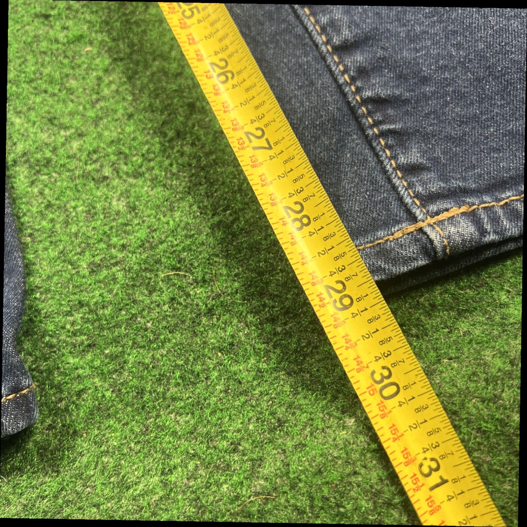 Old Navy Youth Boys Old Navy Built-In-Flex Straight Jeans 16 Plus Medium Wash Pants 26x29 Size US 26 / EU 42 - 4 Thumbnail
