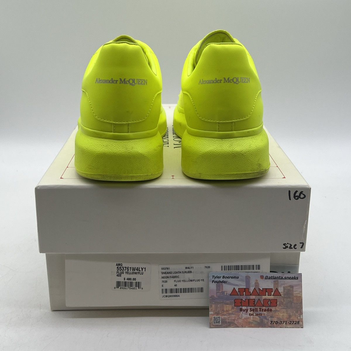 Alexander McQueen Alexander McQueen Fluorescent Yellow Size US 7 / EU 40 - 3 Thumbnail