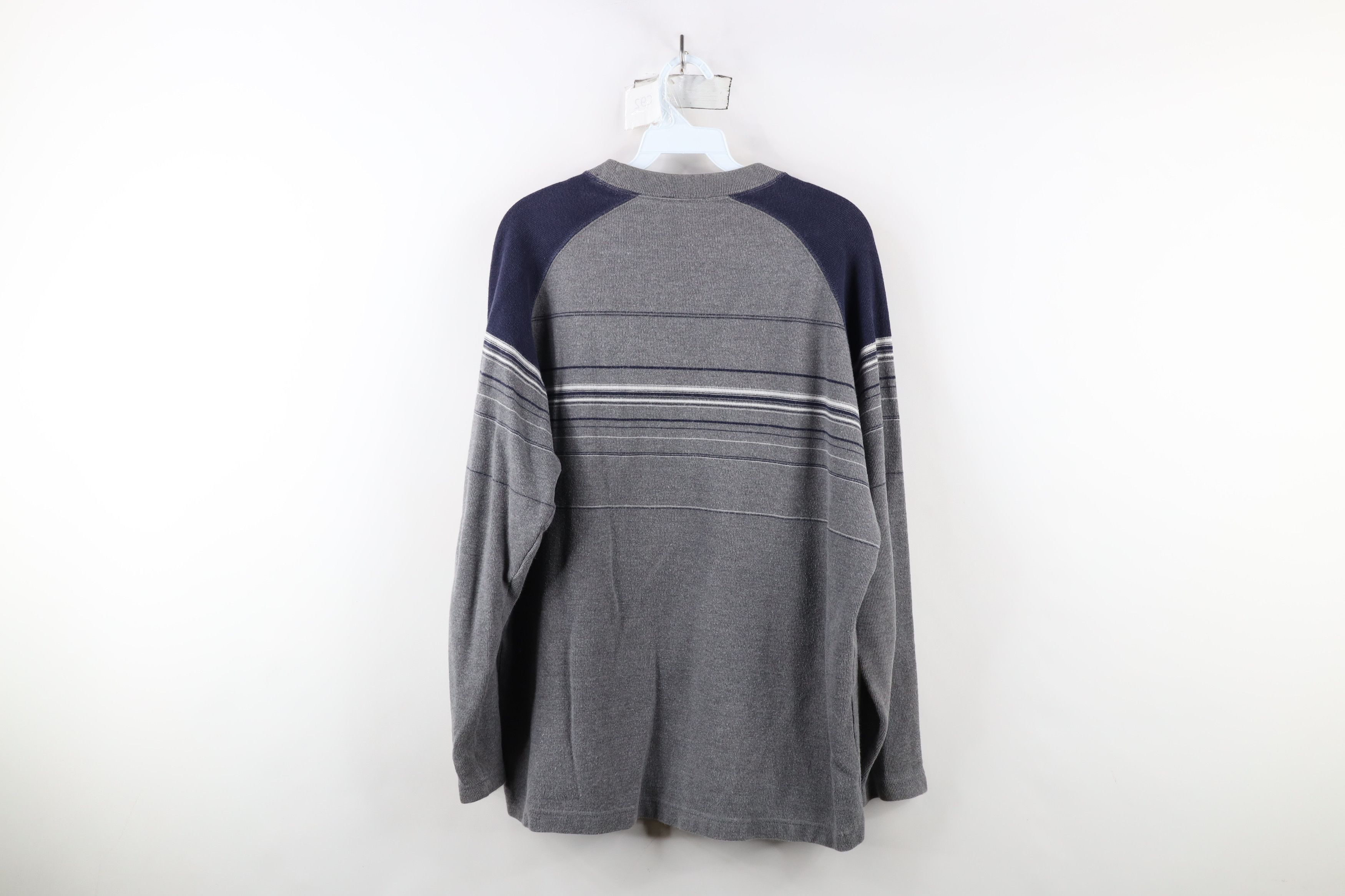 Vans × Vintage Vintage 90s Y2K Vans Skateboarding Knit Long Sleeve T-Shirt Size US M / EU 48-50 / 2 - 10 Thumbnail