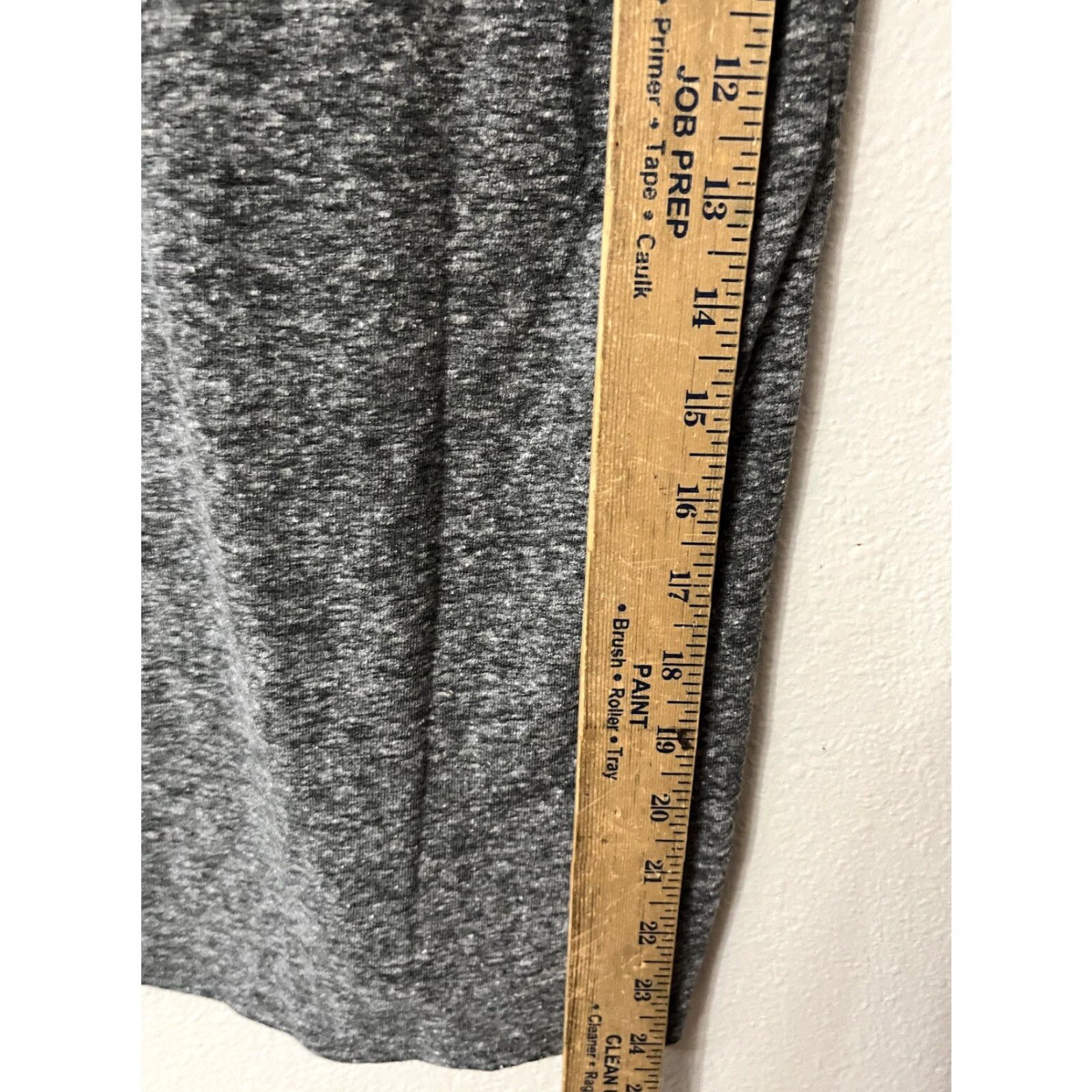 Gap GAP Gray Short Sleeve Top Stretch Knit Linen Blend Scoop Neck Small Size S / US 4 / IT 40 - 6 Thumbnail